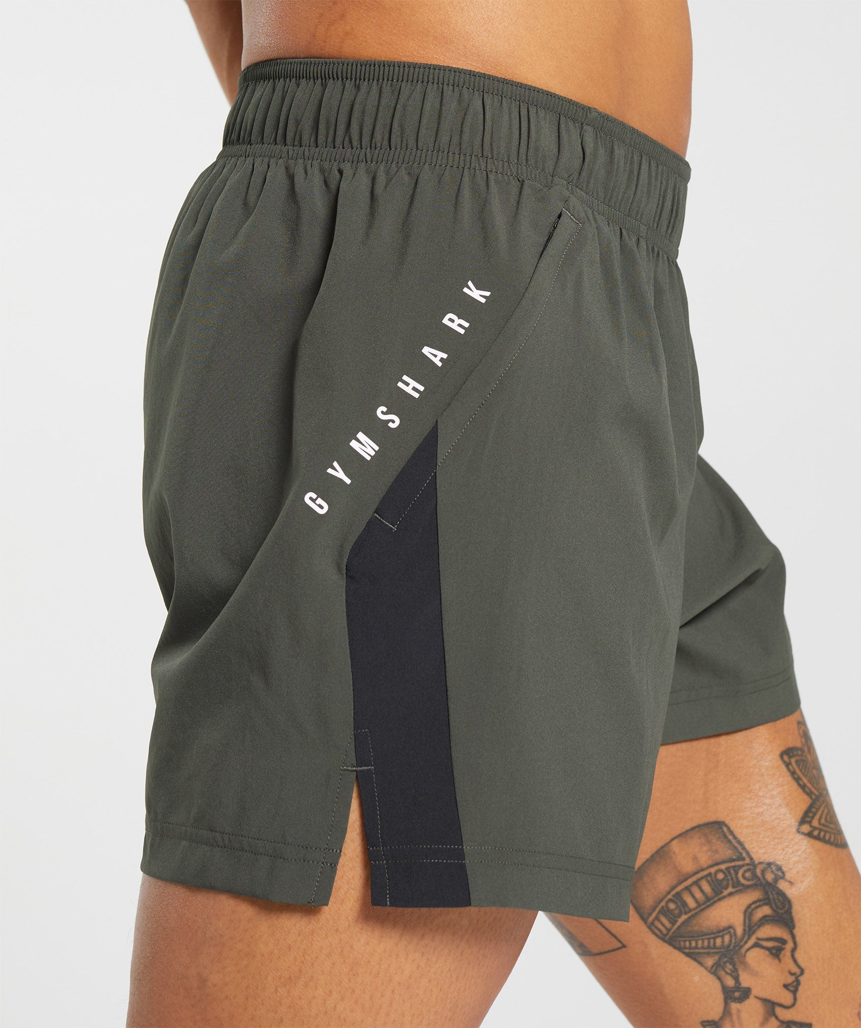 Sport 5" Shorts in Strength Green/Black - view 7
