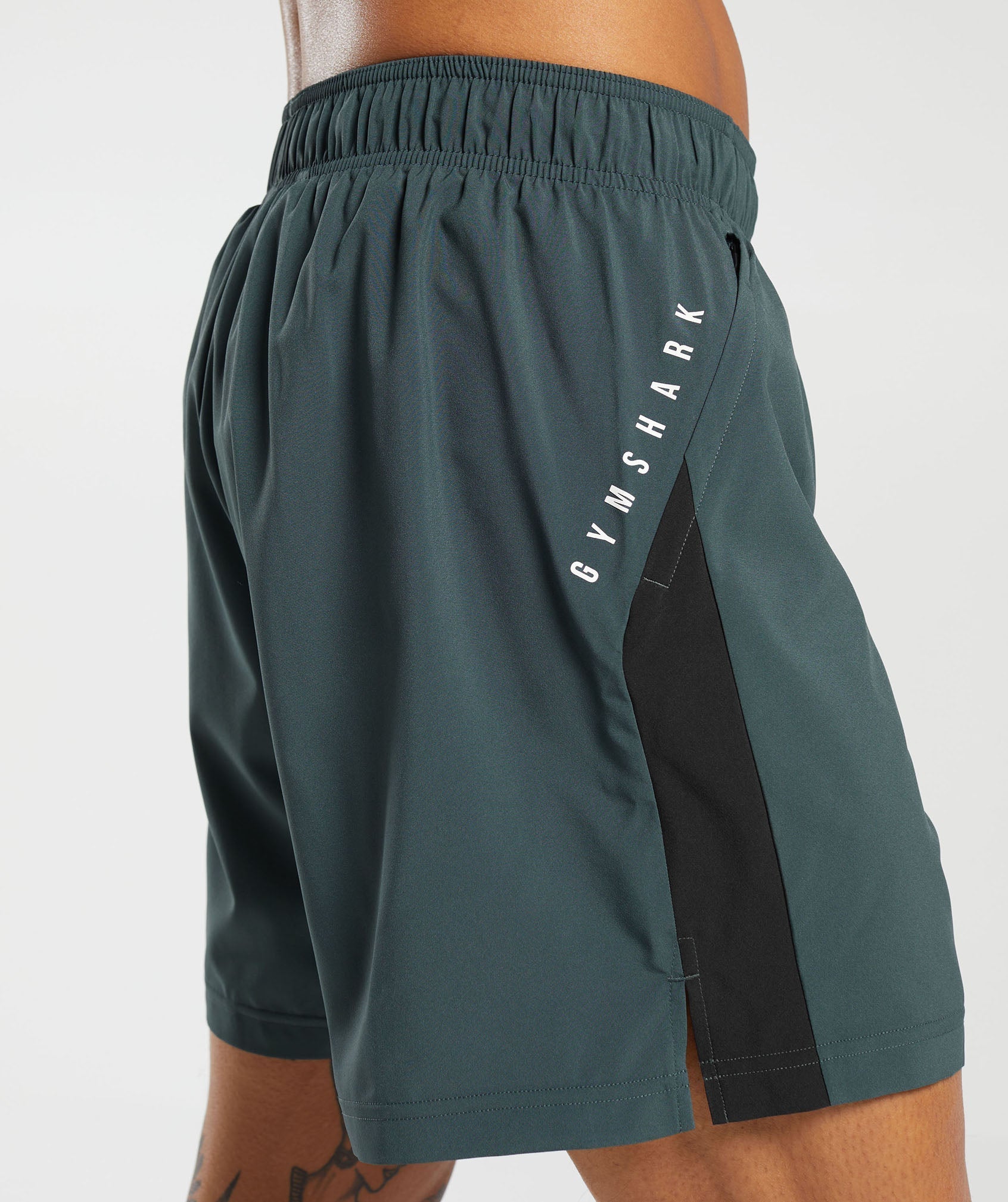 Sport  7" Shorts in Fog Green/Black - view 5