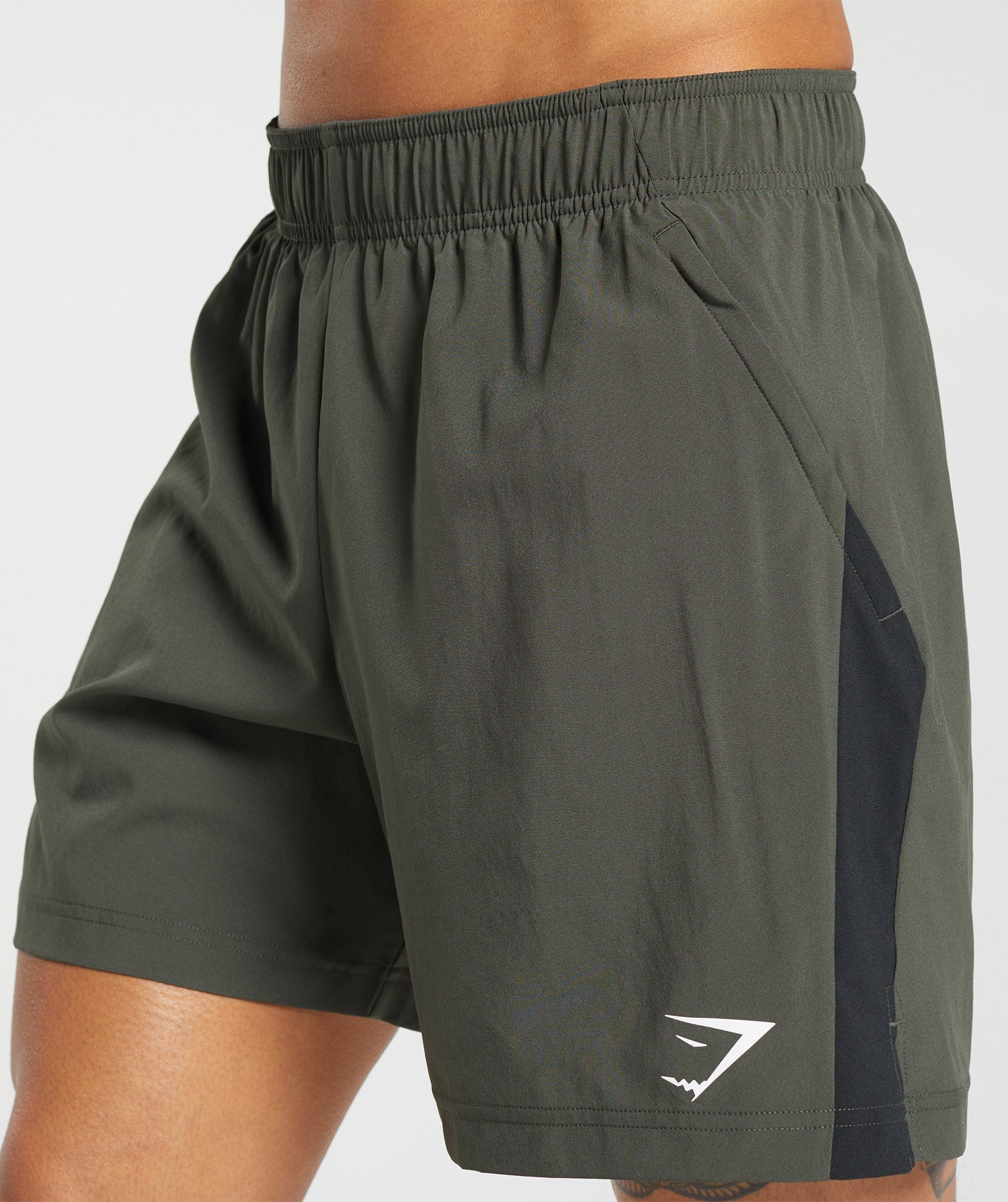 Sport 7" Shorts in Strength Green/Black - view 5