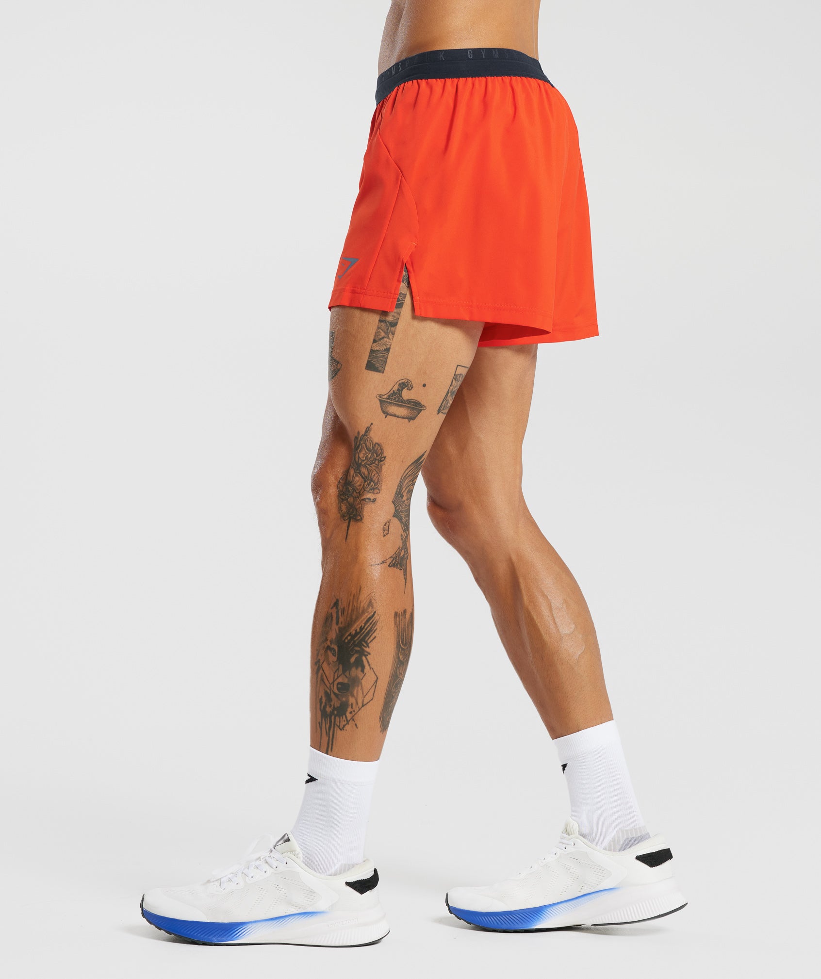 Sport Run 3" Shorts in Electric Orange - view 2