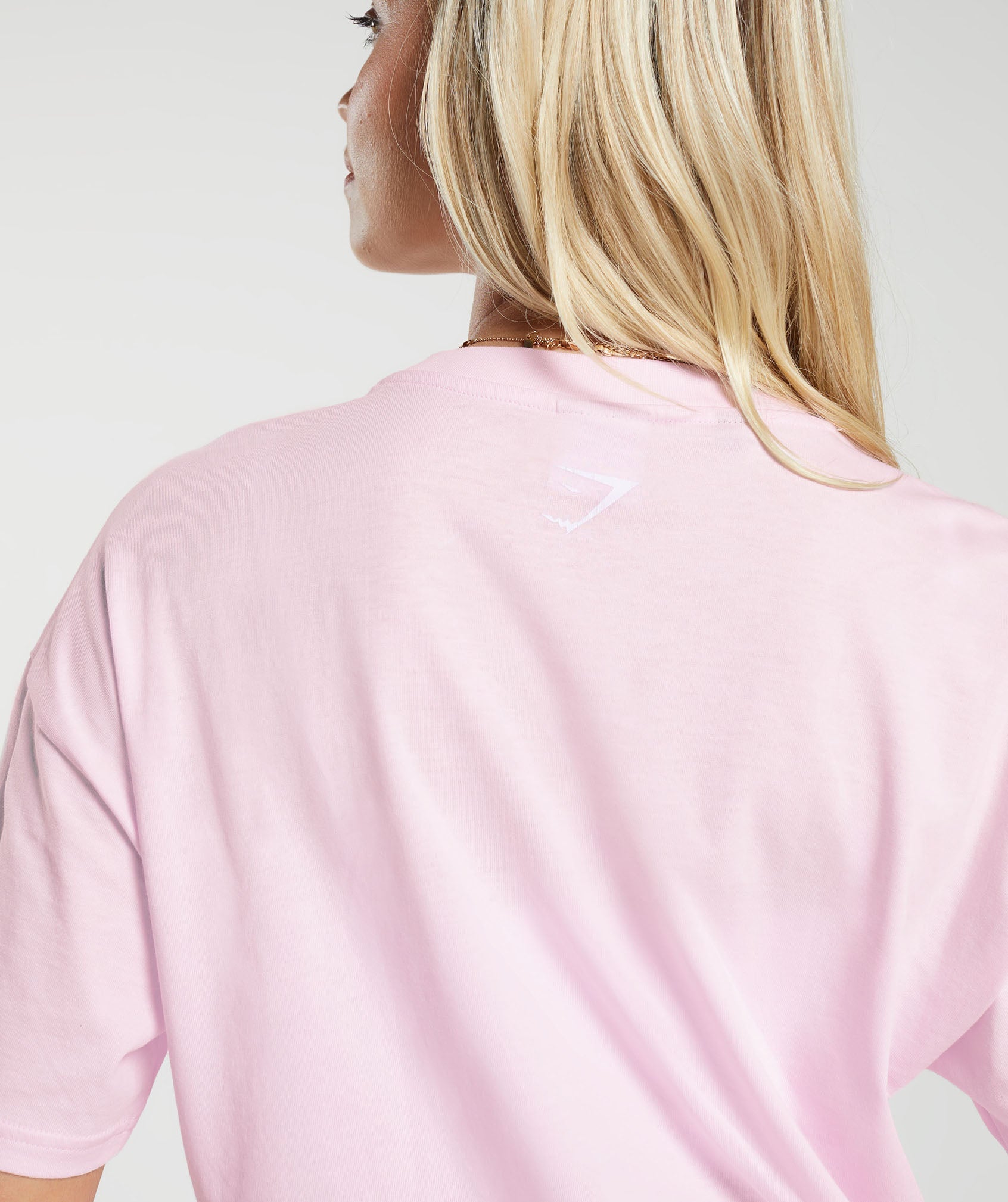 Strength Department  Oversized T-Shirt in Lemonade Pink - view 6