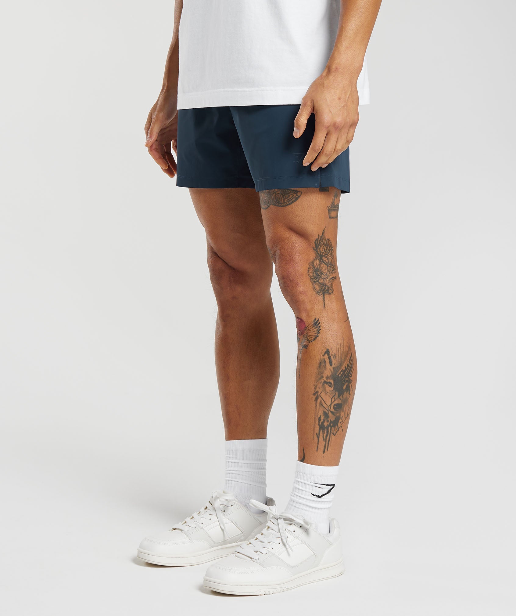 Studio Shorts in Navy - view 3