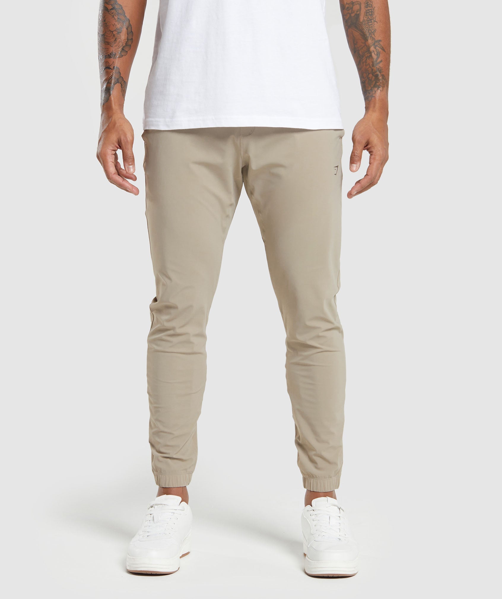 Studio Joggers in Sand Brown - view 1