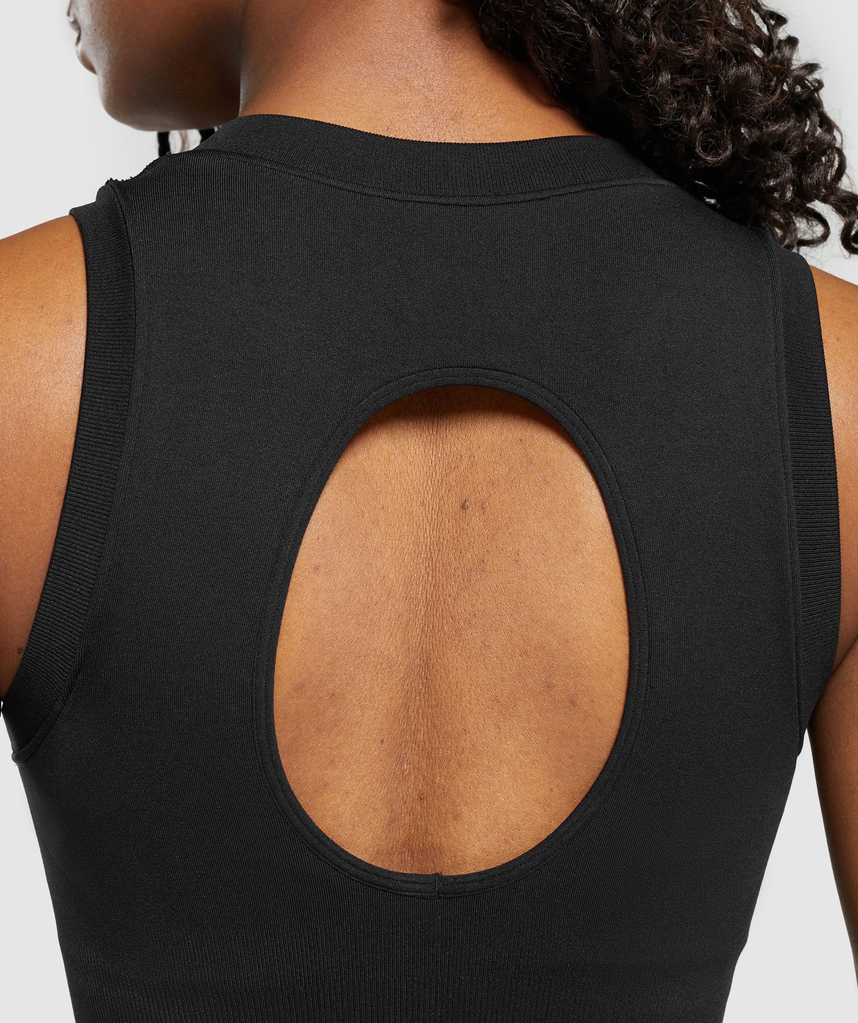 Sweat Seamless Dress in Black - view 6