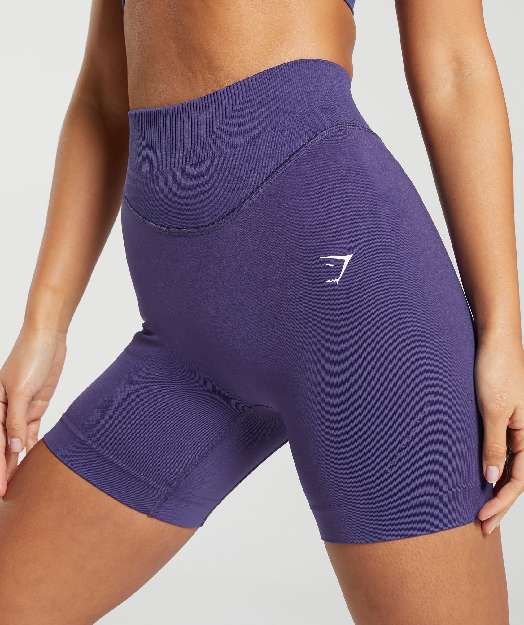 Sweat Seamless Shorts in Galaxy Purple - view 7