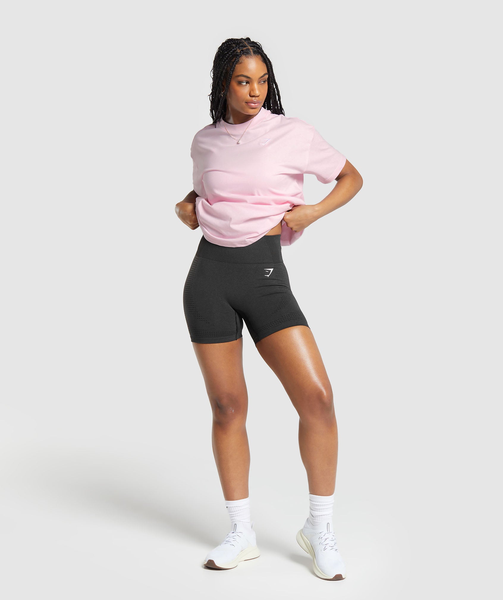Training Oversized T-Shirt in Dolly Pink - view 1