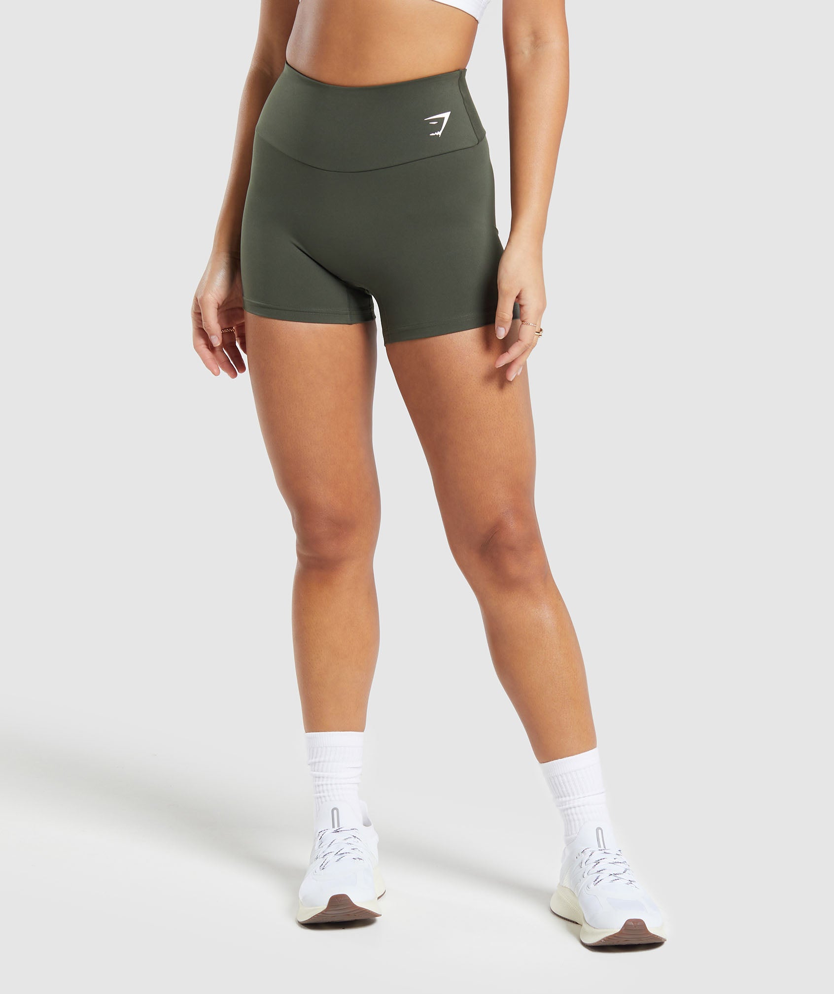 Training Tight Shorts in Strength Green - view 1