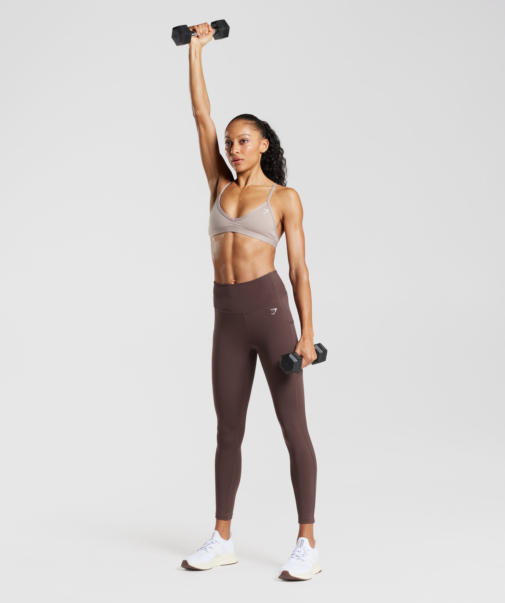 Pocket Leggings in Chocolate Brown - view 4