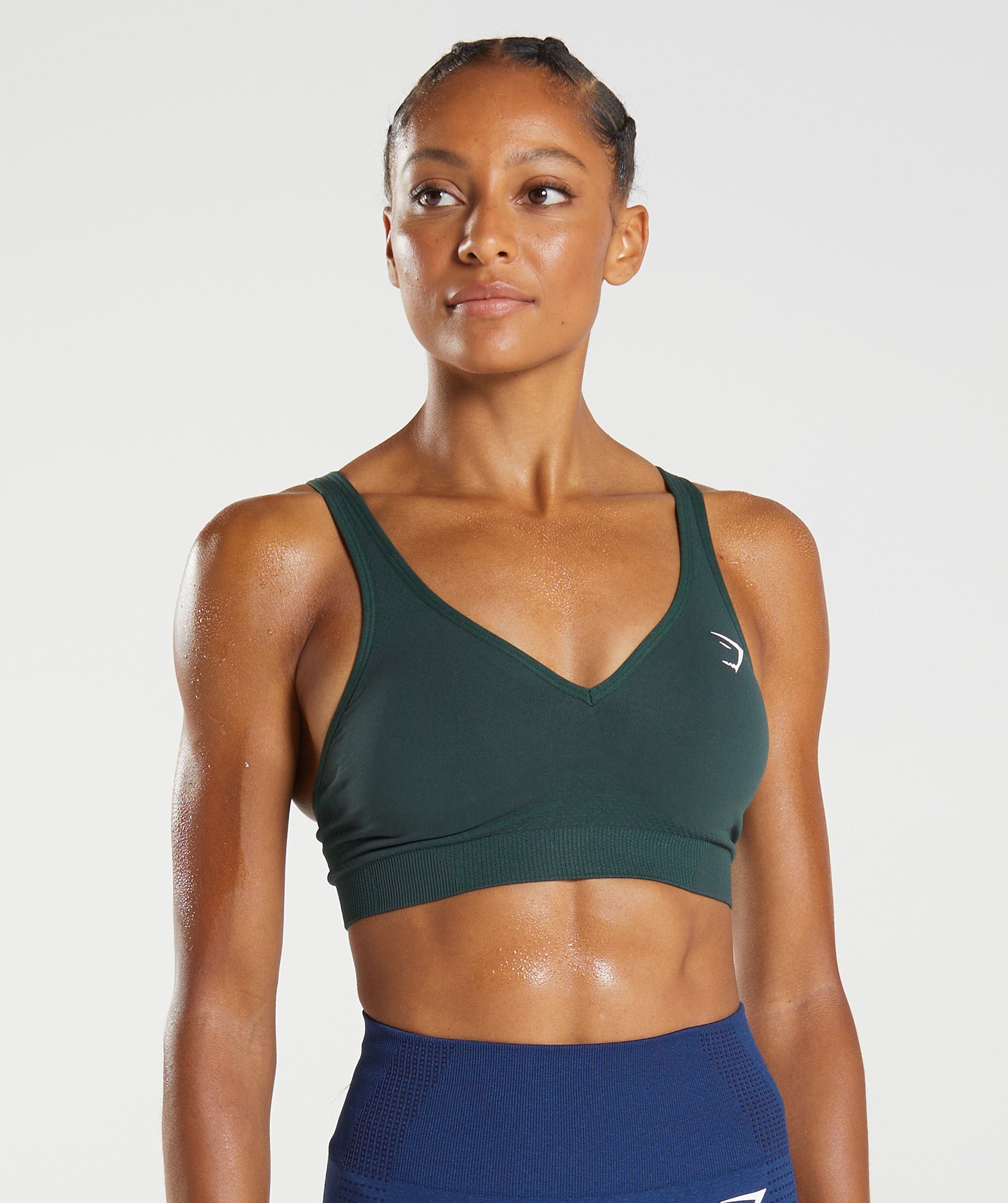 Gymshark Apex Seamless Sports Bra - Papaya Orange/Apricot Orange