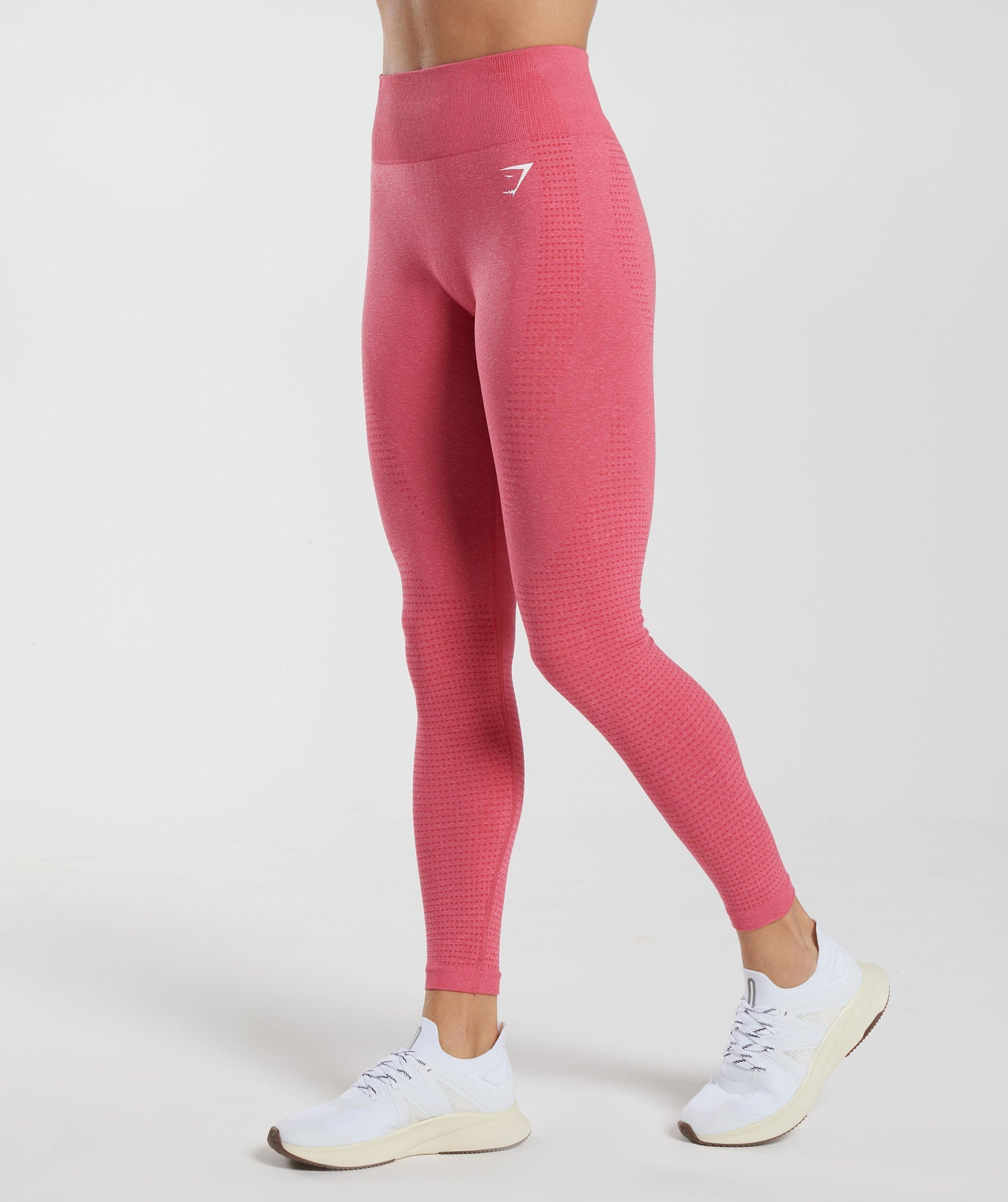 Vital Seamless 2.0 Leggings in Bright Fuchsia Marl - view 3