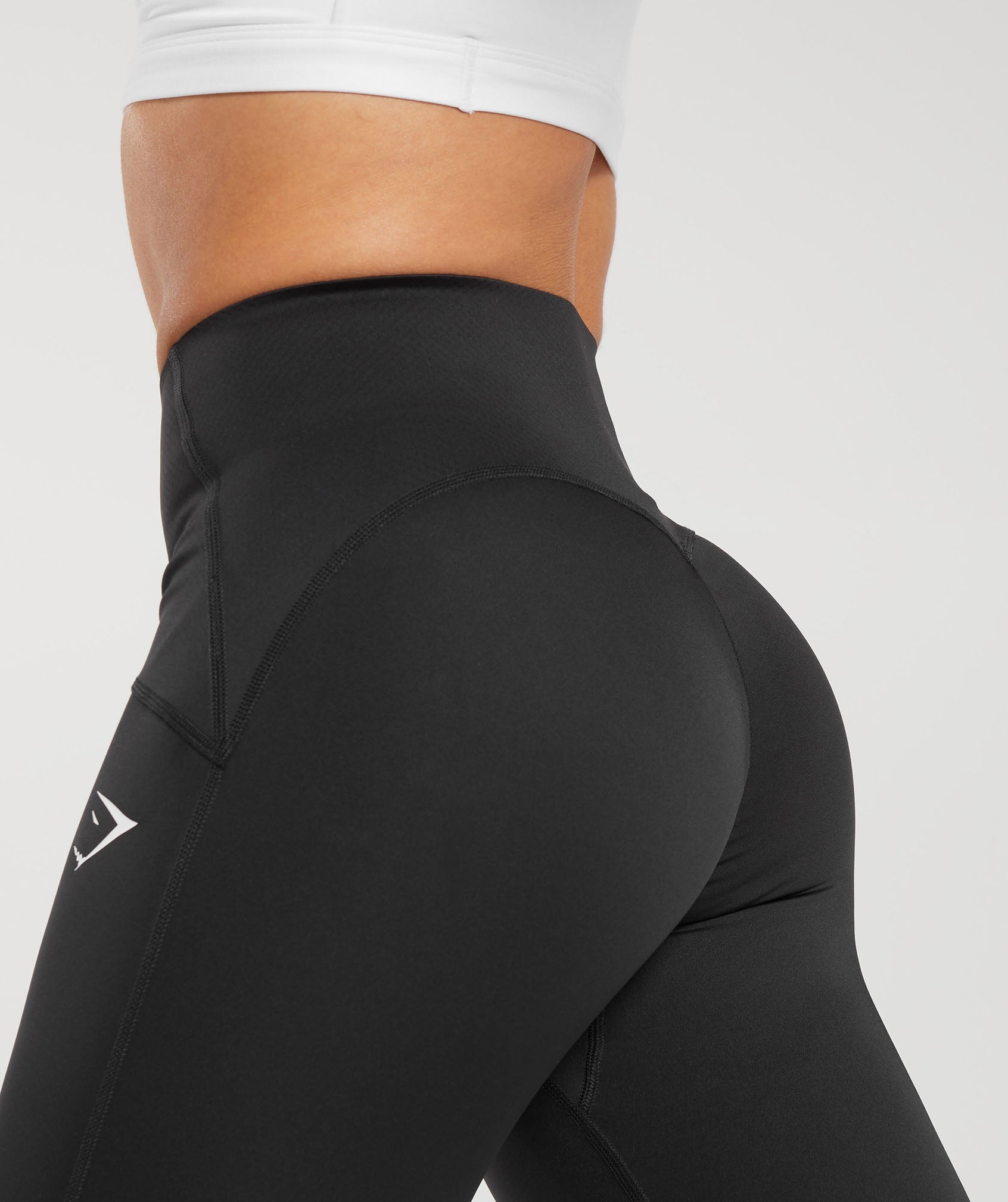 Waist Support Leggings in Black - view 5