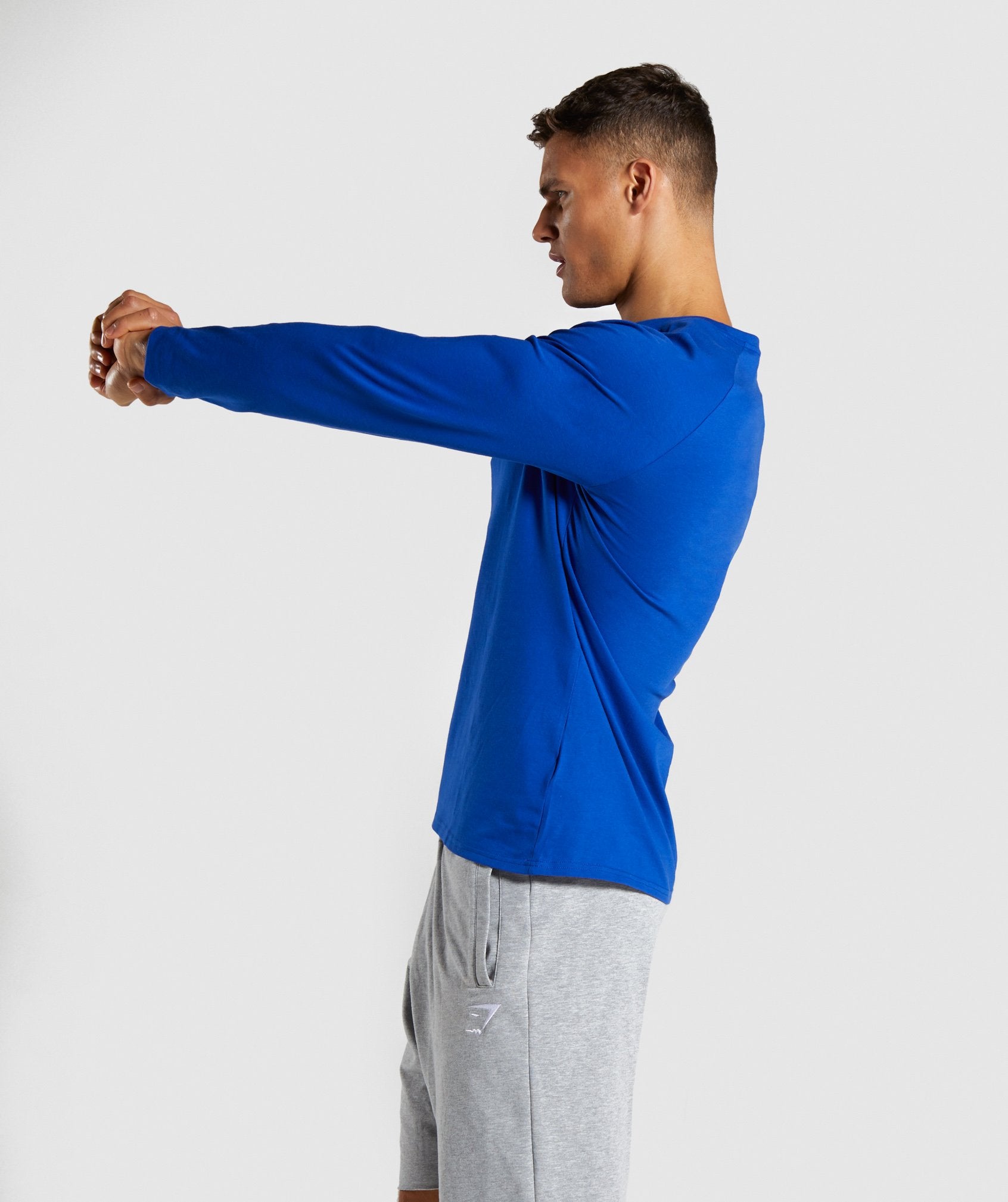 Apollo Long Sleeve T-Shirt in Blue - view 3