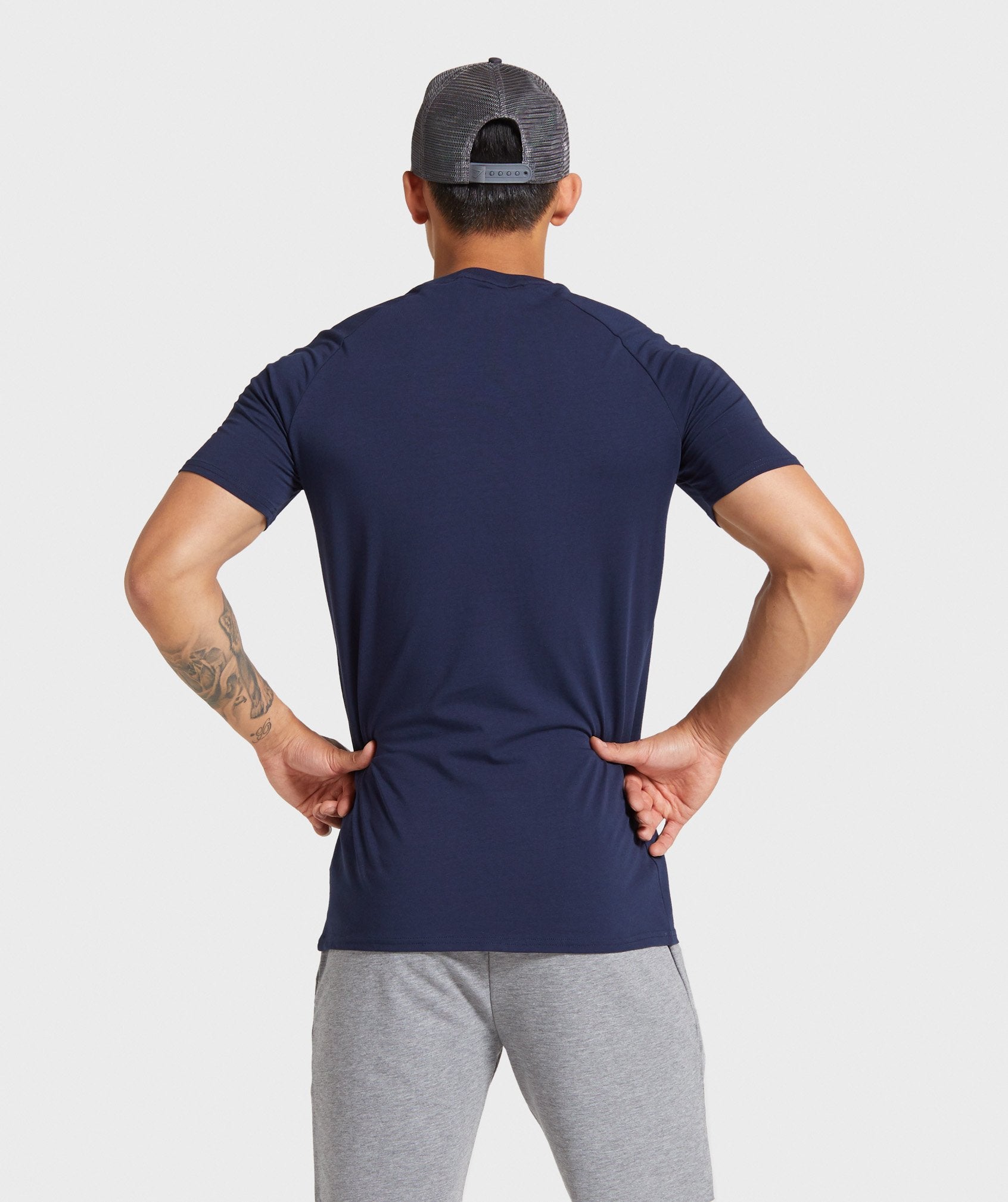 Gymshark Apollo T-Shirt - Dark Blue Image B