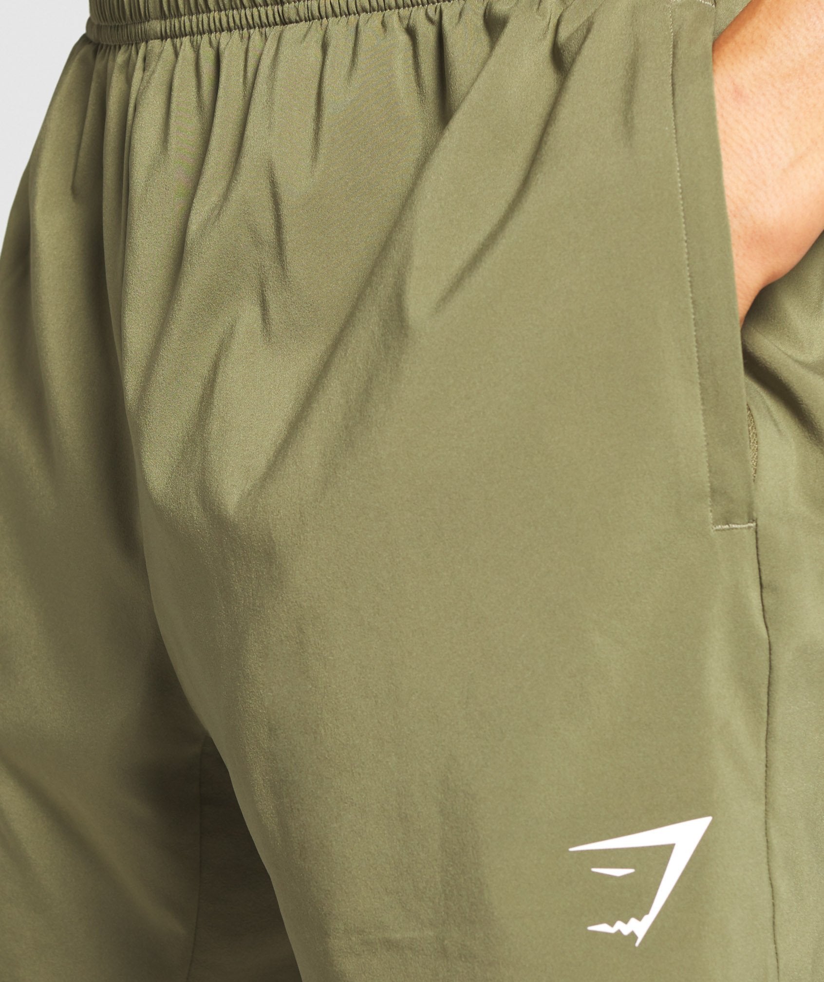 Arrival 5" Zip Pocket Shorts in Dark Green - view 6