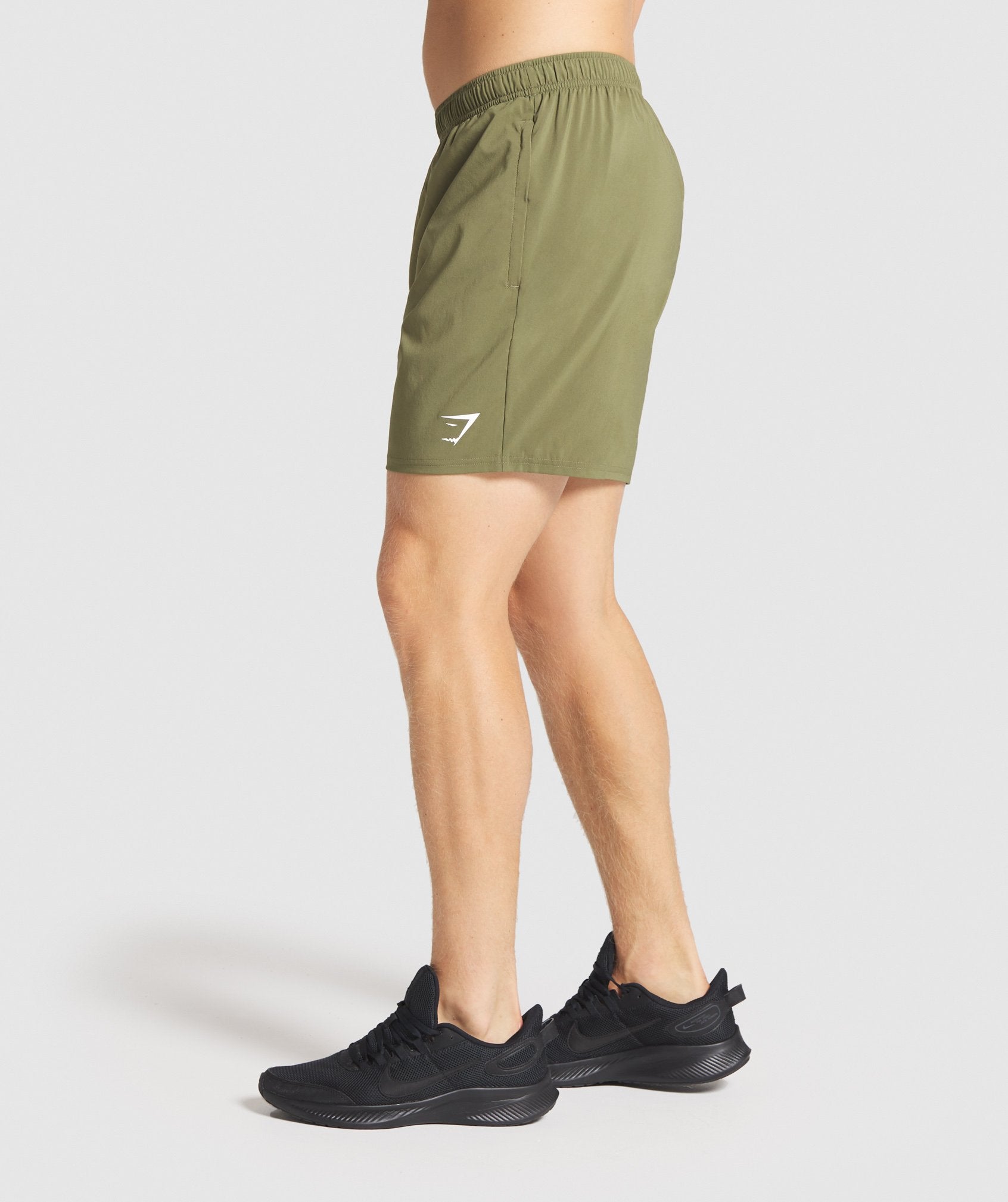 Arrival Zip Pocket Shorts in Dark Green - view 4