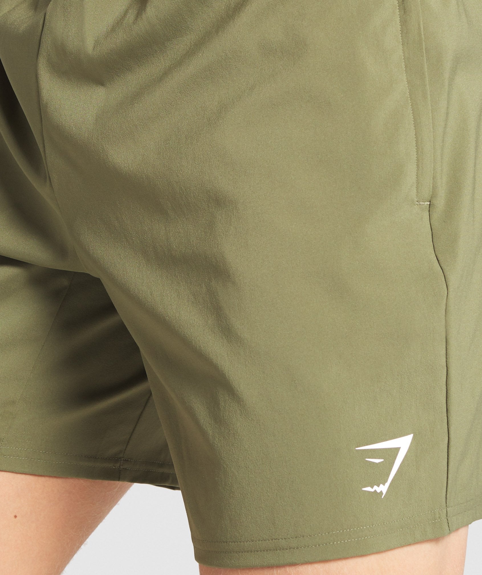 Arrival Zip Pocket Shorts in Dark Green - view 6