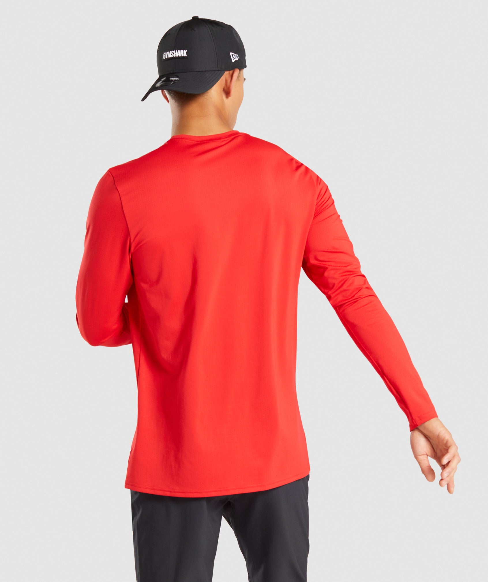 Arrival Long Sleeve Graphic T-Shirt in Red