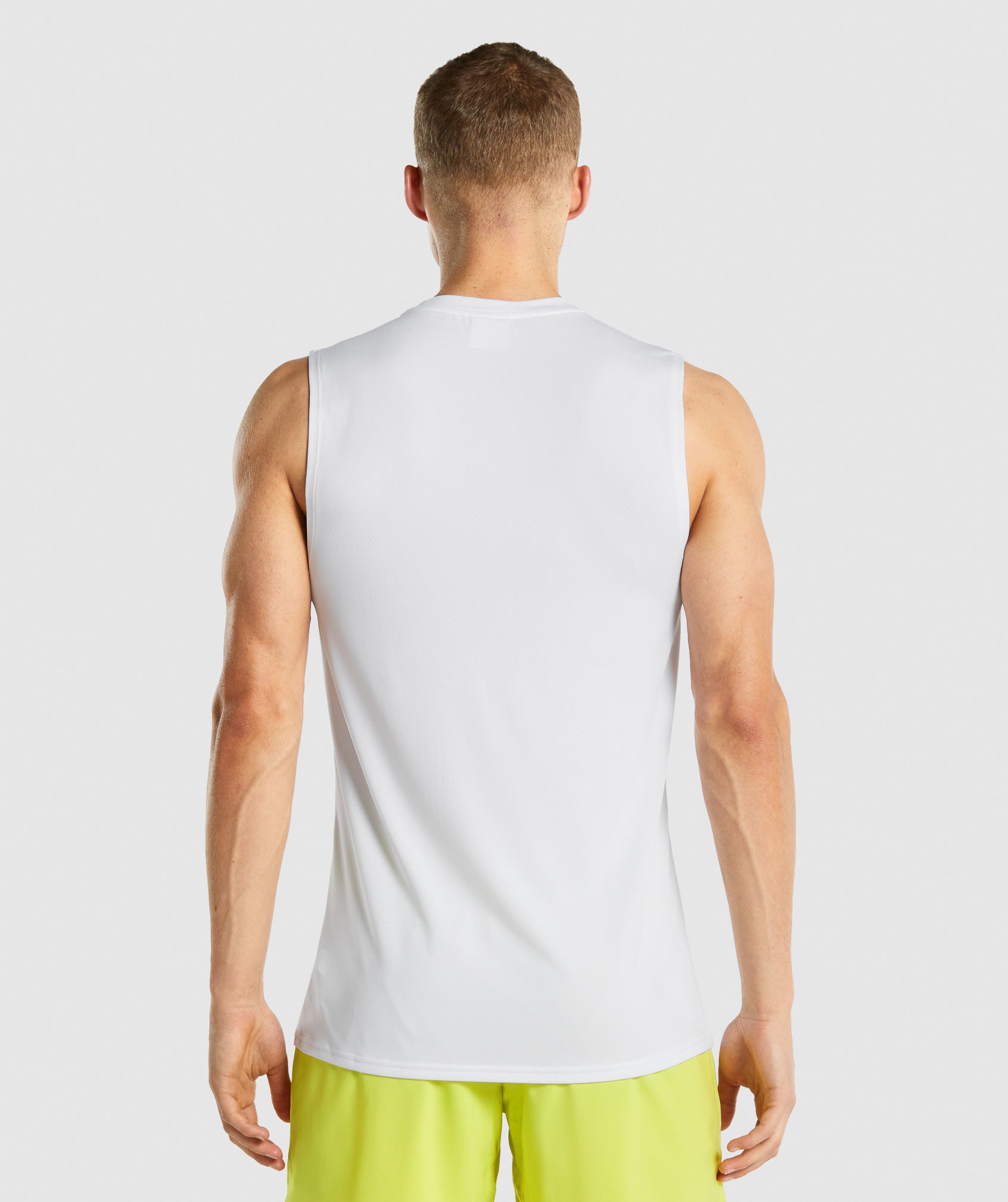 Arrival Sleeveless T-Shirt in White - view 2