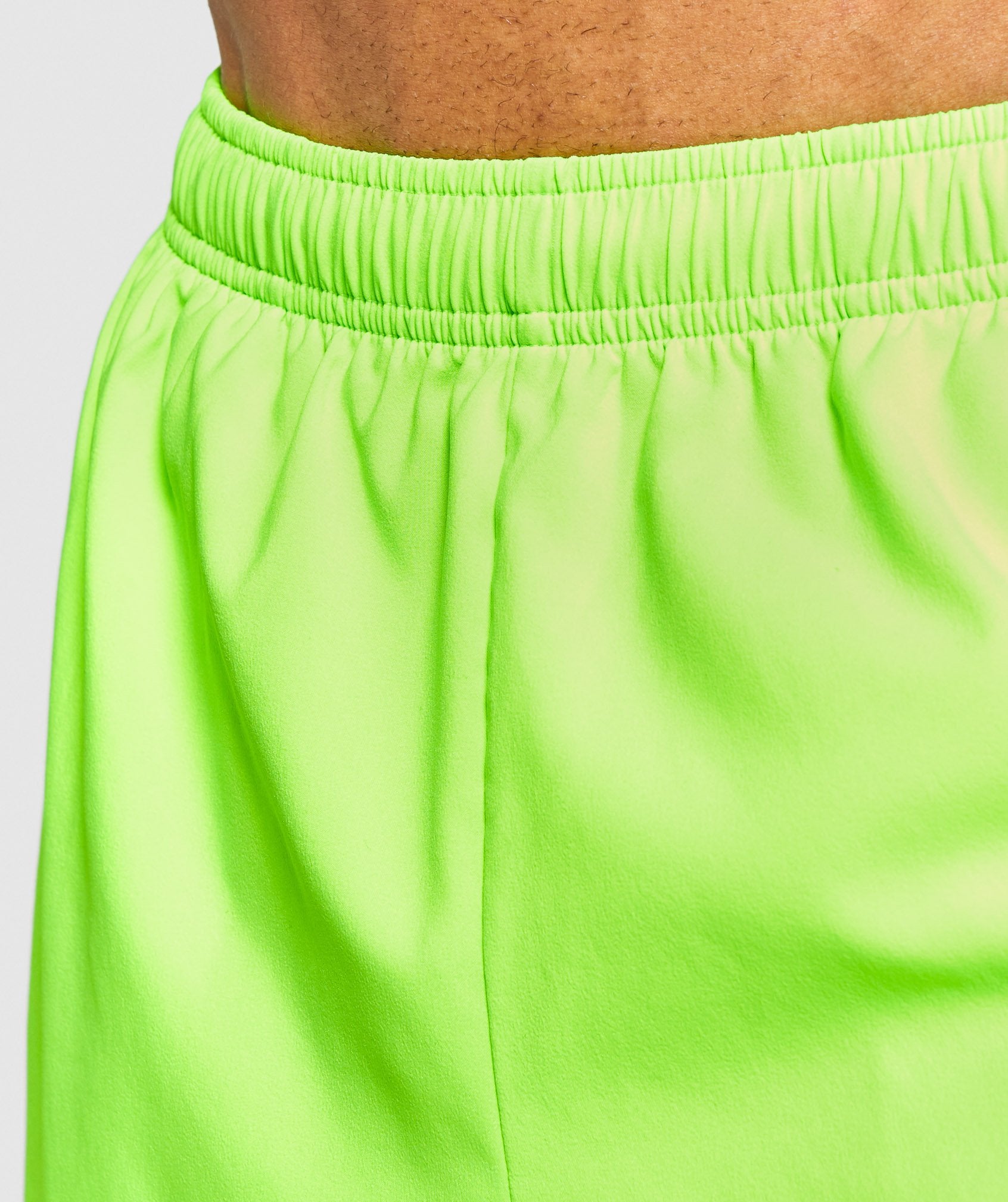 Arrival 5" Zip Pocket Shorts in Lime