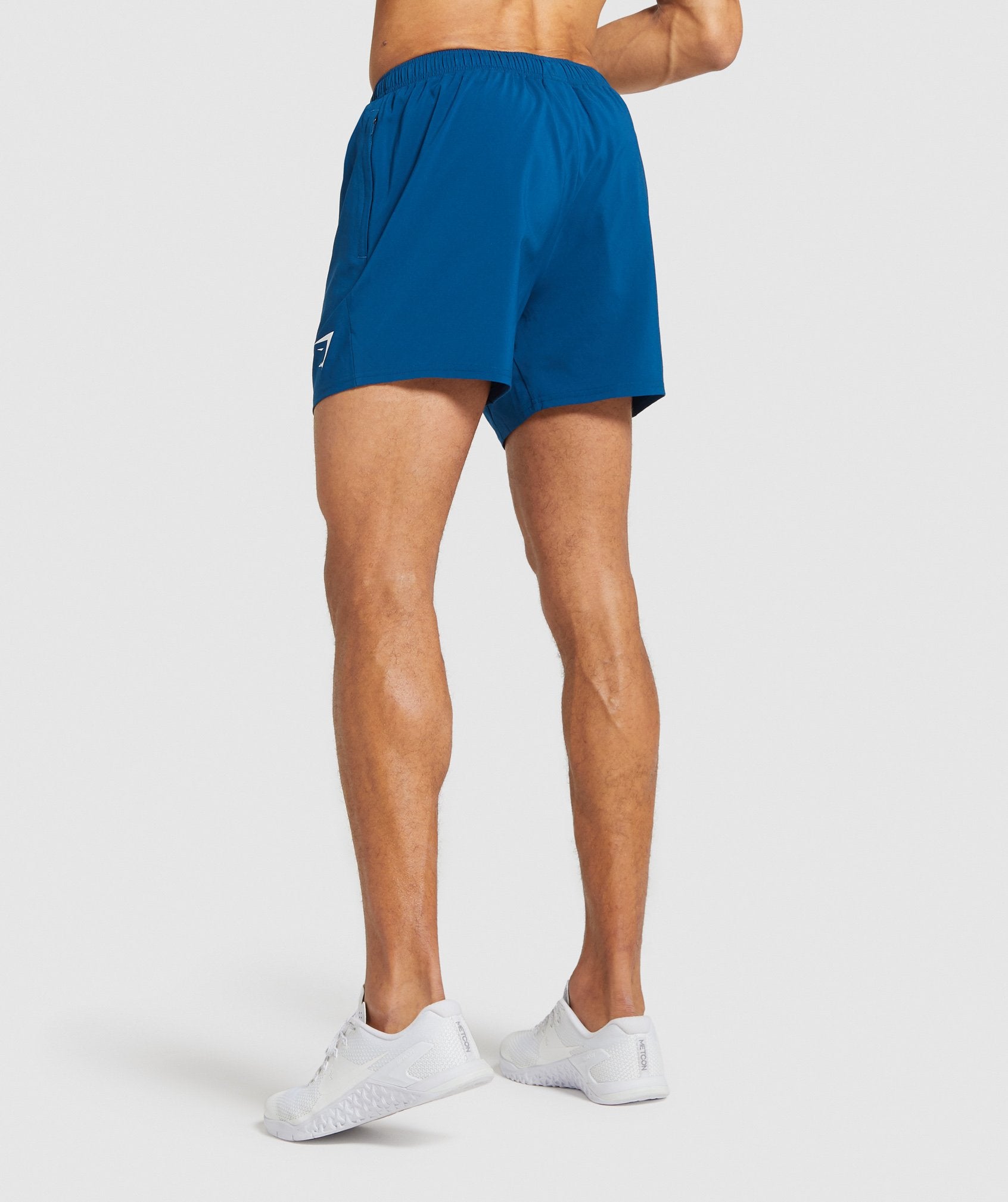 Gymshark Arrival 5" Shorts - Petrol Blue Image B