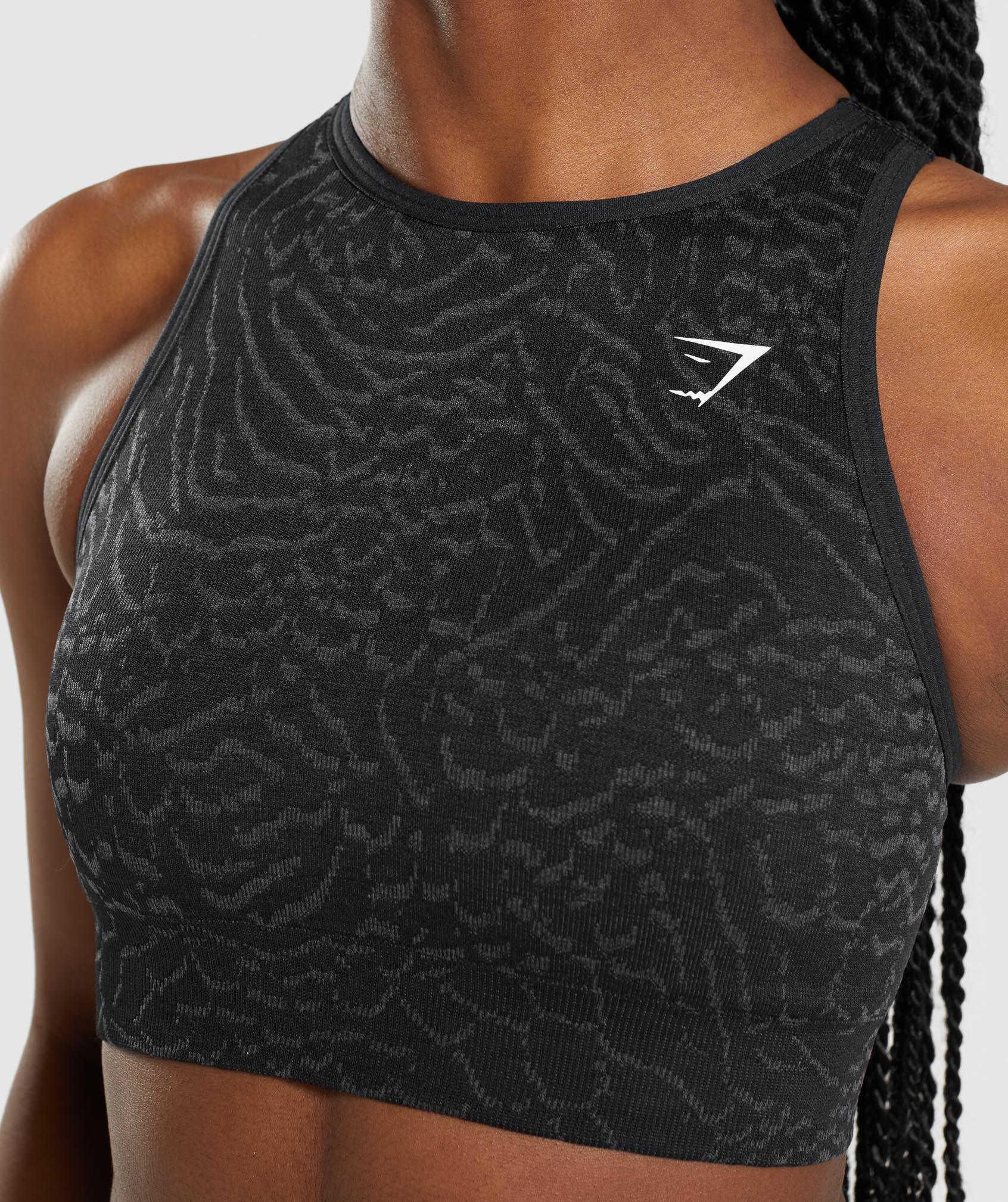 Adapt Animal Seamless Sports Bra in Hybrid | Black - view 7