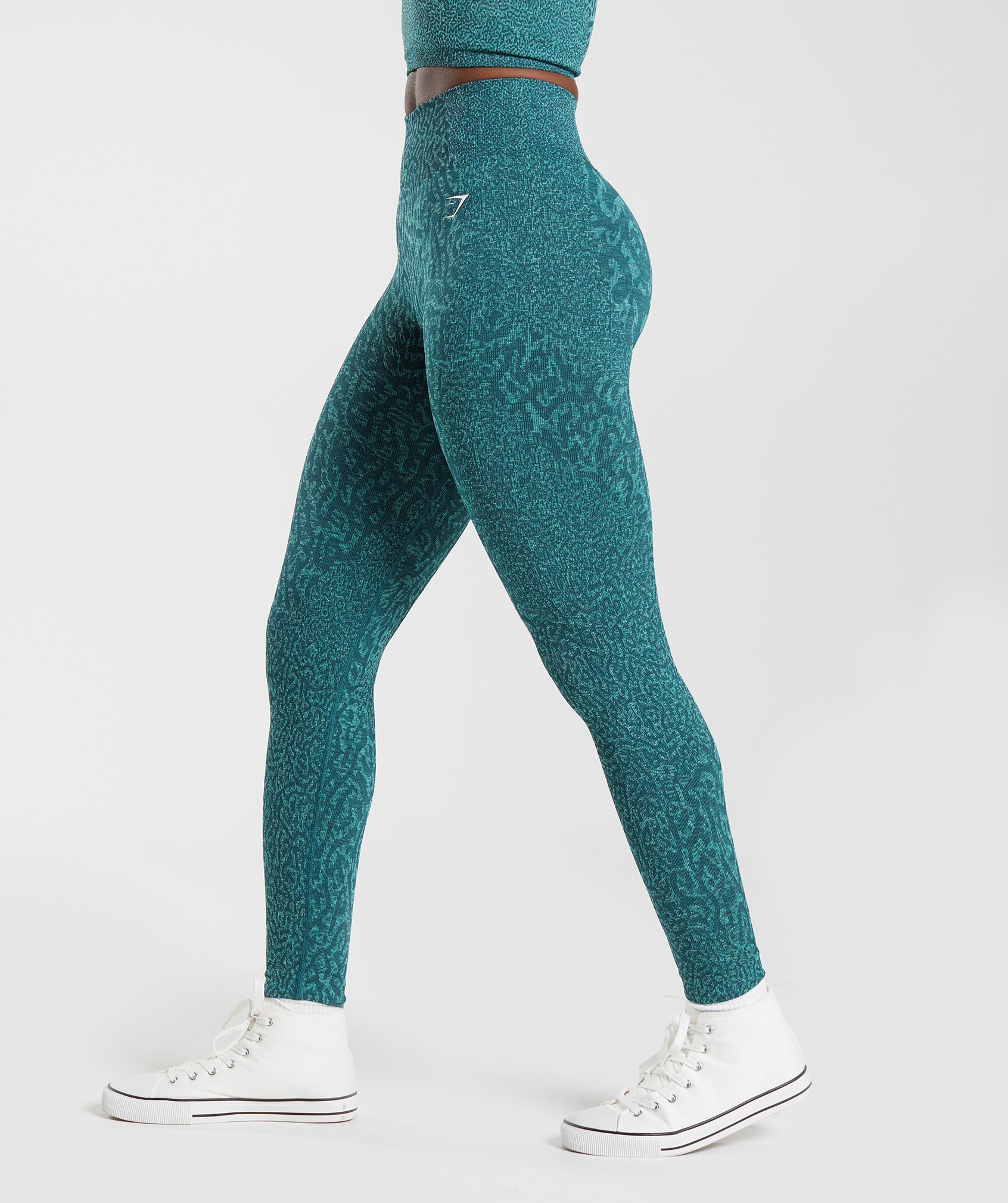 Adapt Animal Seamless Leggings in Reef | Winter Teal - view 3