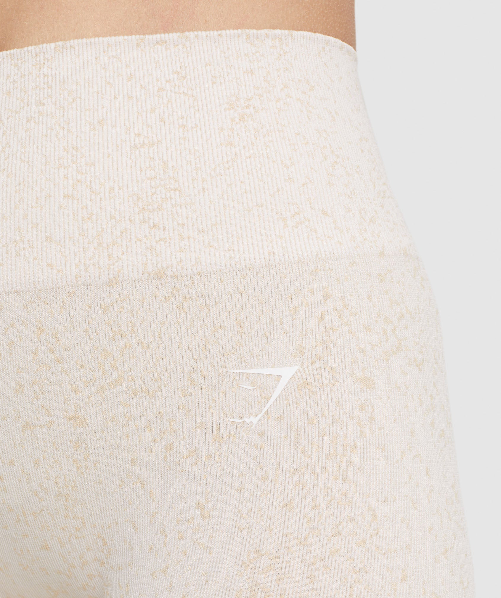 Adapt Fleck Seamless Leggings in Mineral | Coconut White - view 6