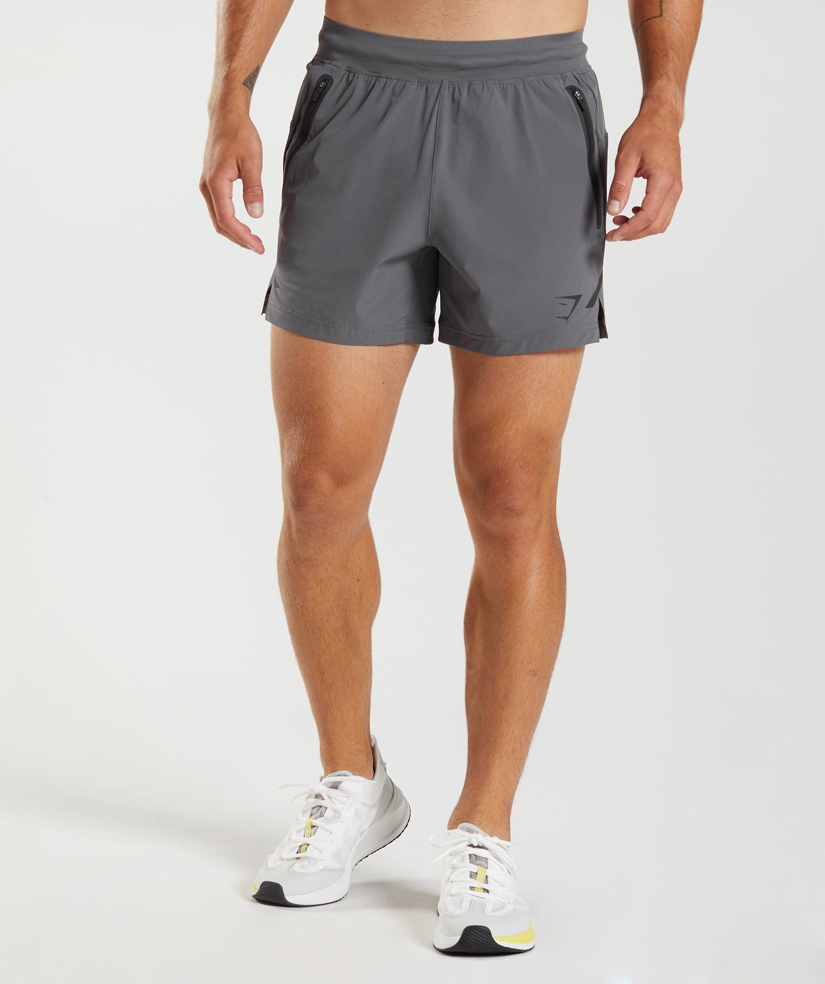 Apex 5" Perform Shorts in Silhouette Grey - view 1