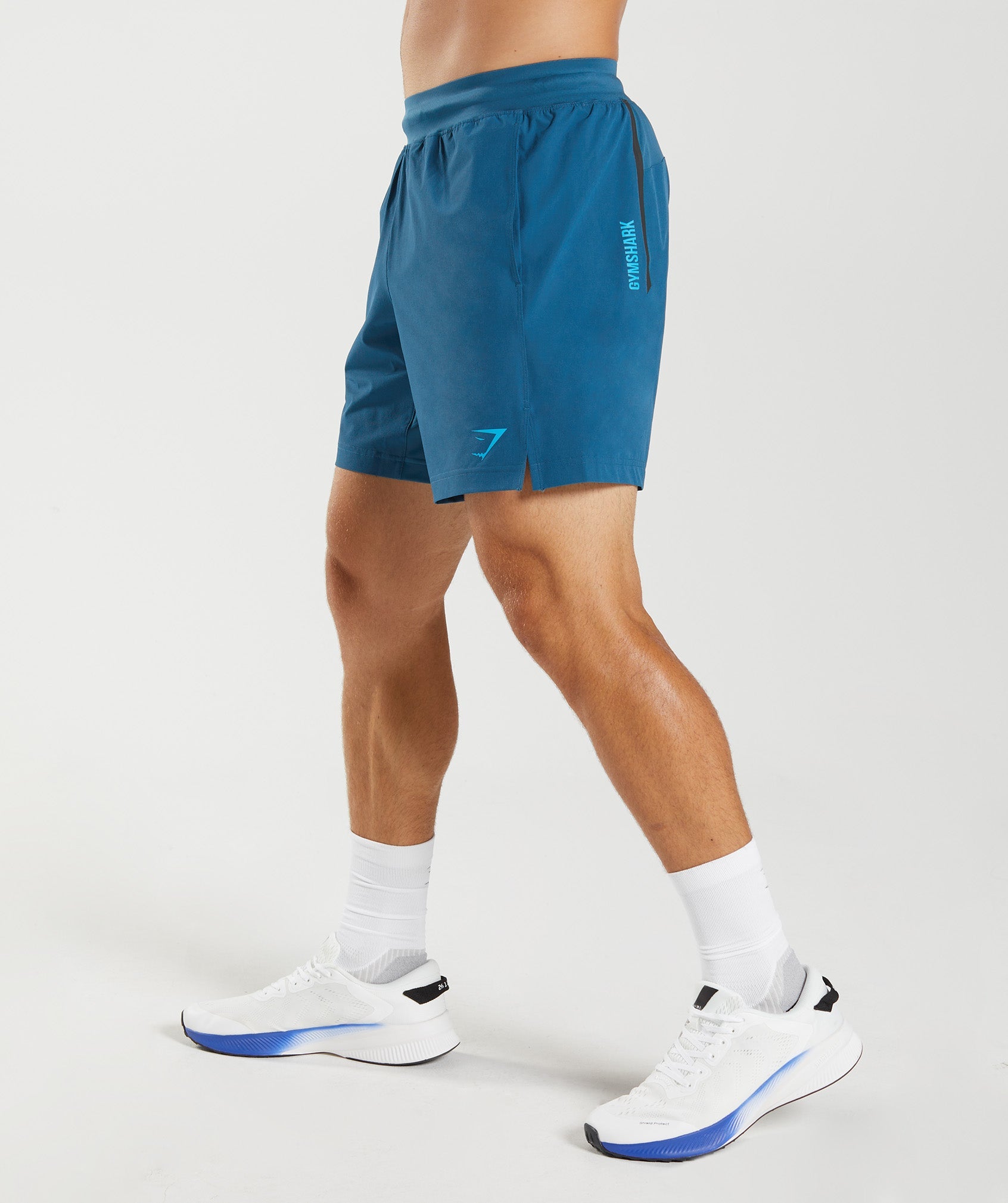 Apex 8" Function Shorts in Atlantic Blue - view 3