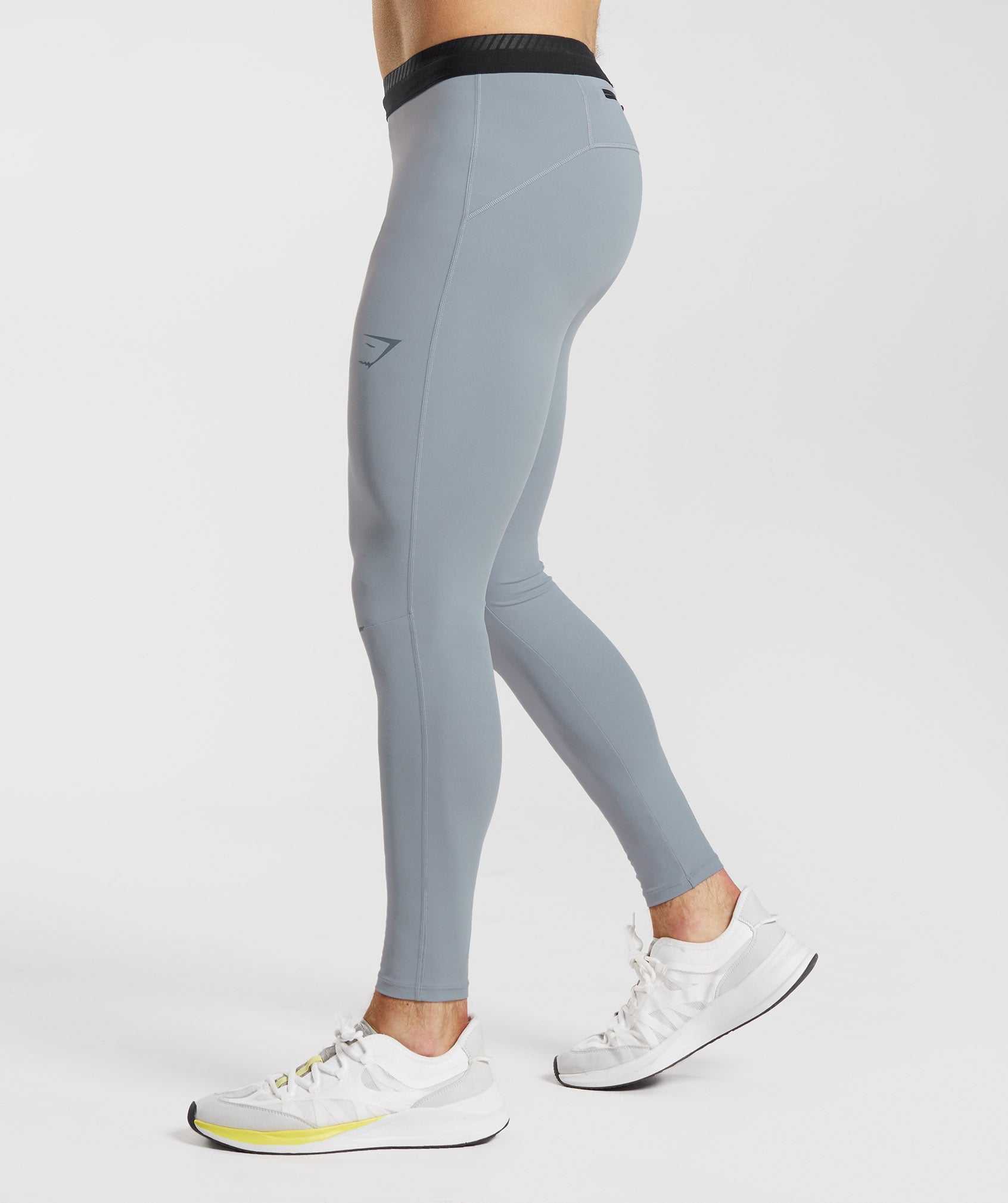 Apex Run Tights in Drift Grey - view 3