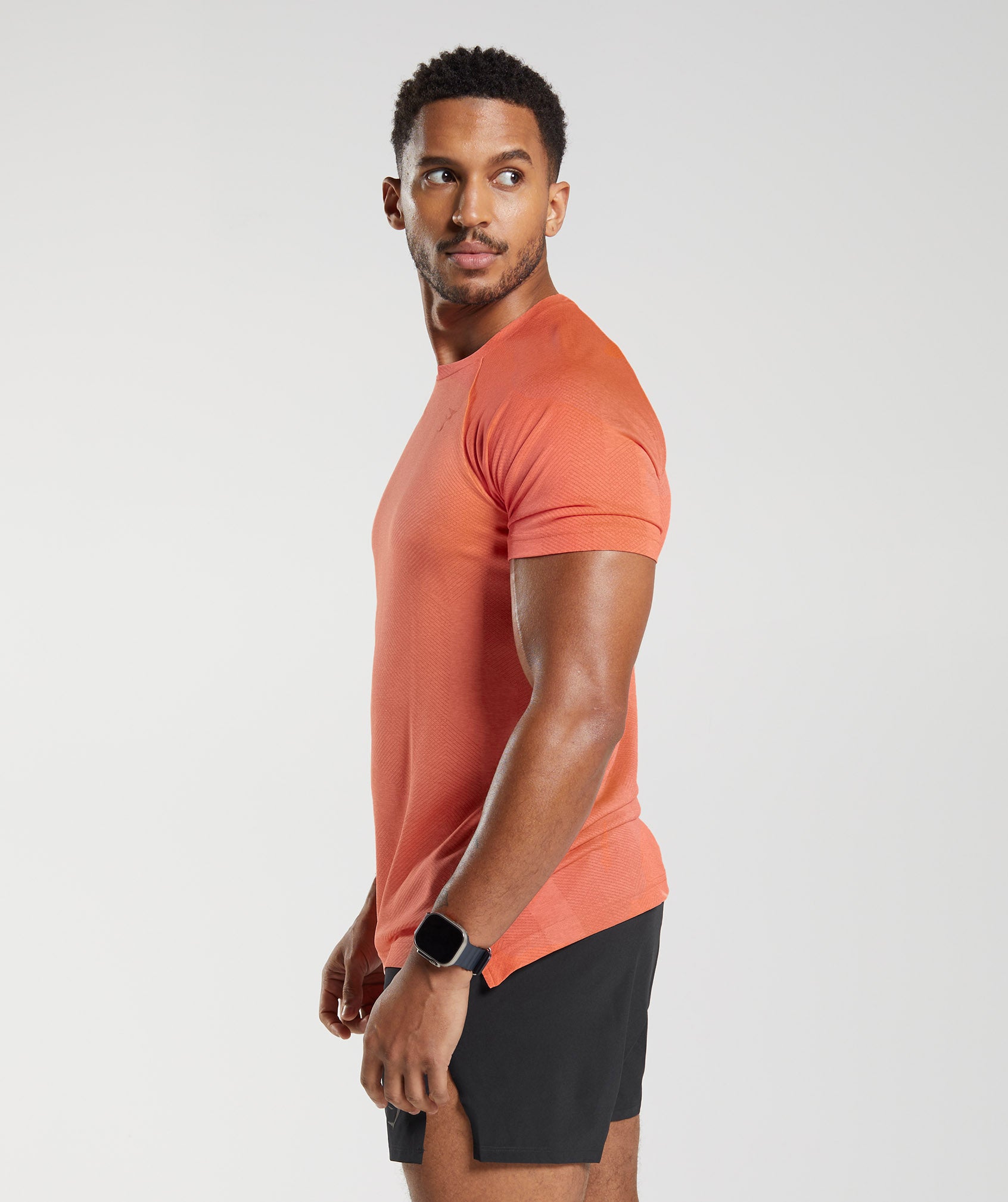 Apex T-Shirt in Solstice Orange/Fluo Peach - view 3