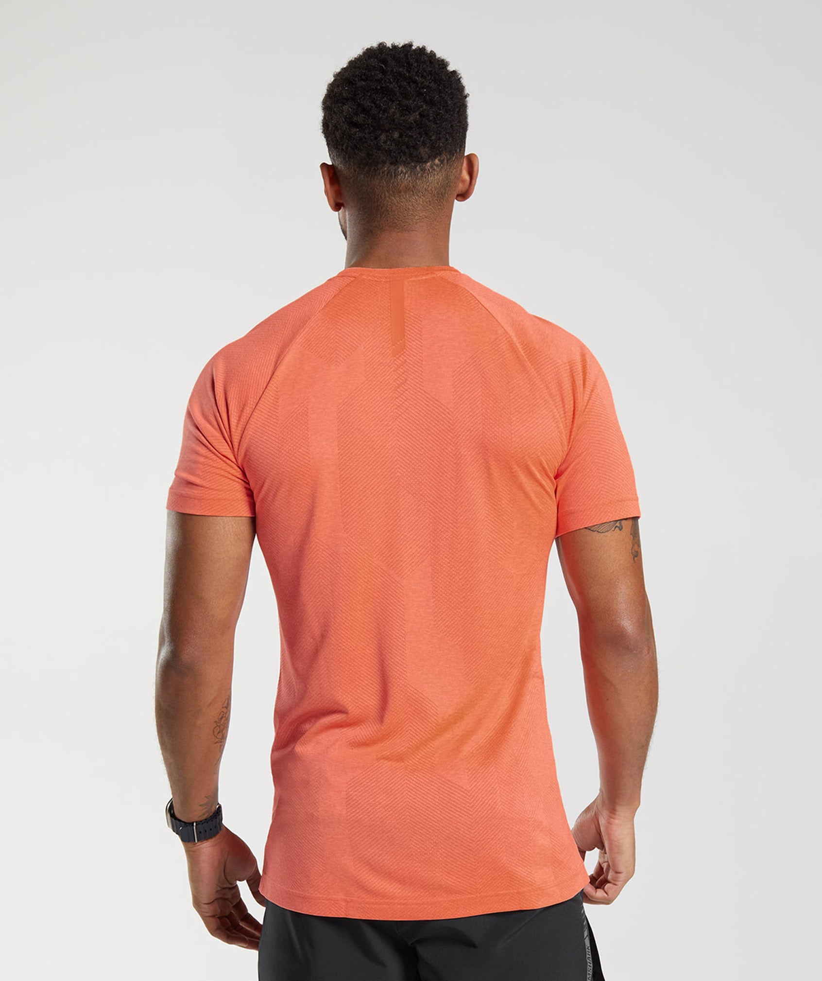 Apex T-Shirt in Solstice Orange/Fluo Peach - view 2