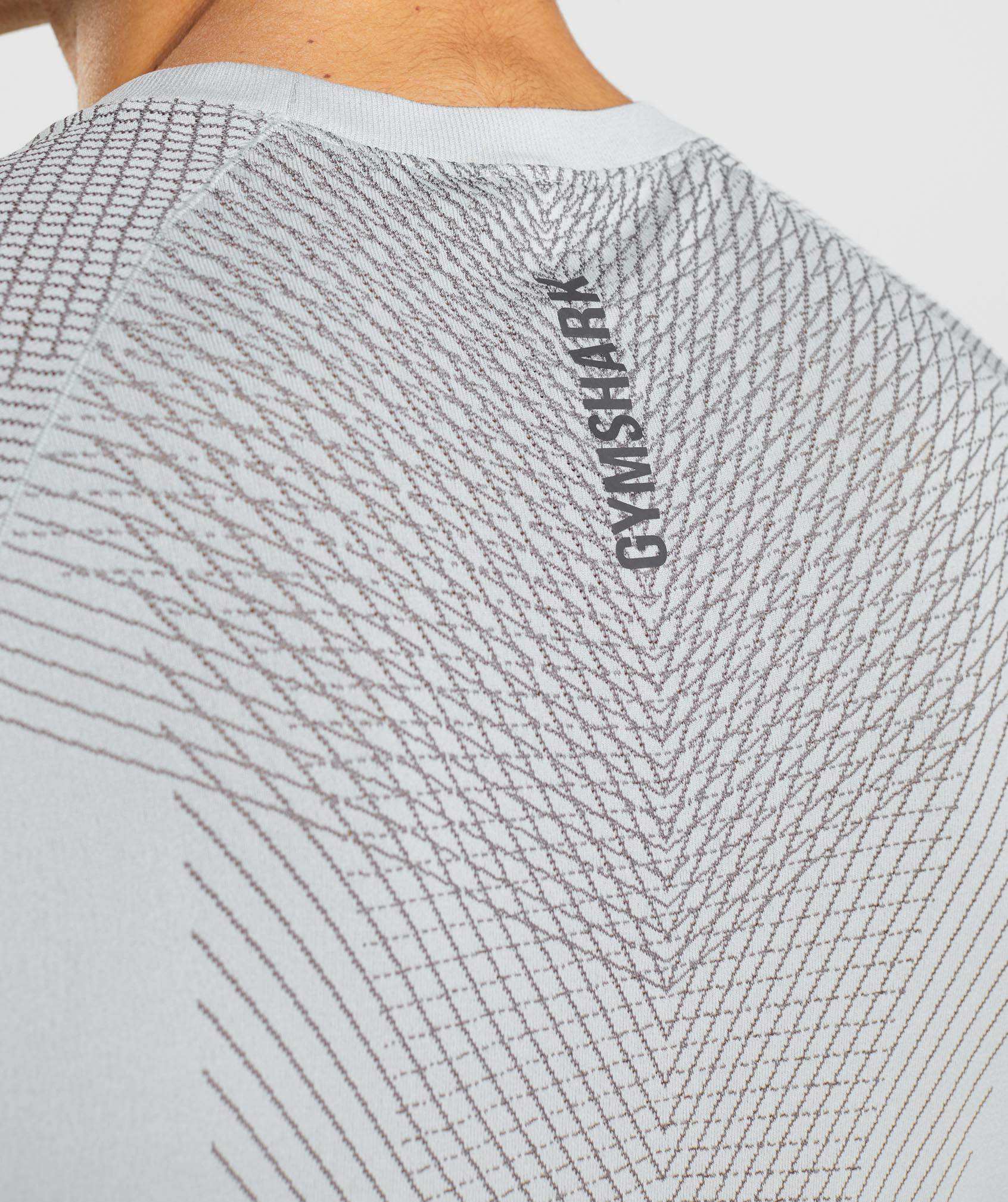 Apex Seamless T-Shirt in Light Grey/Onyx Grey