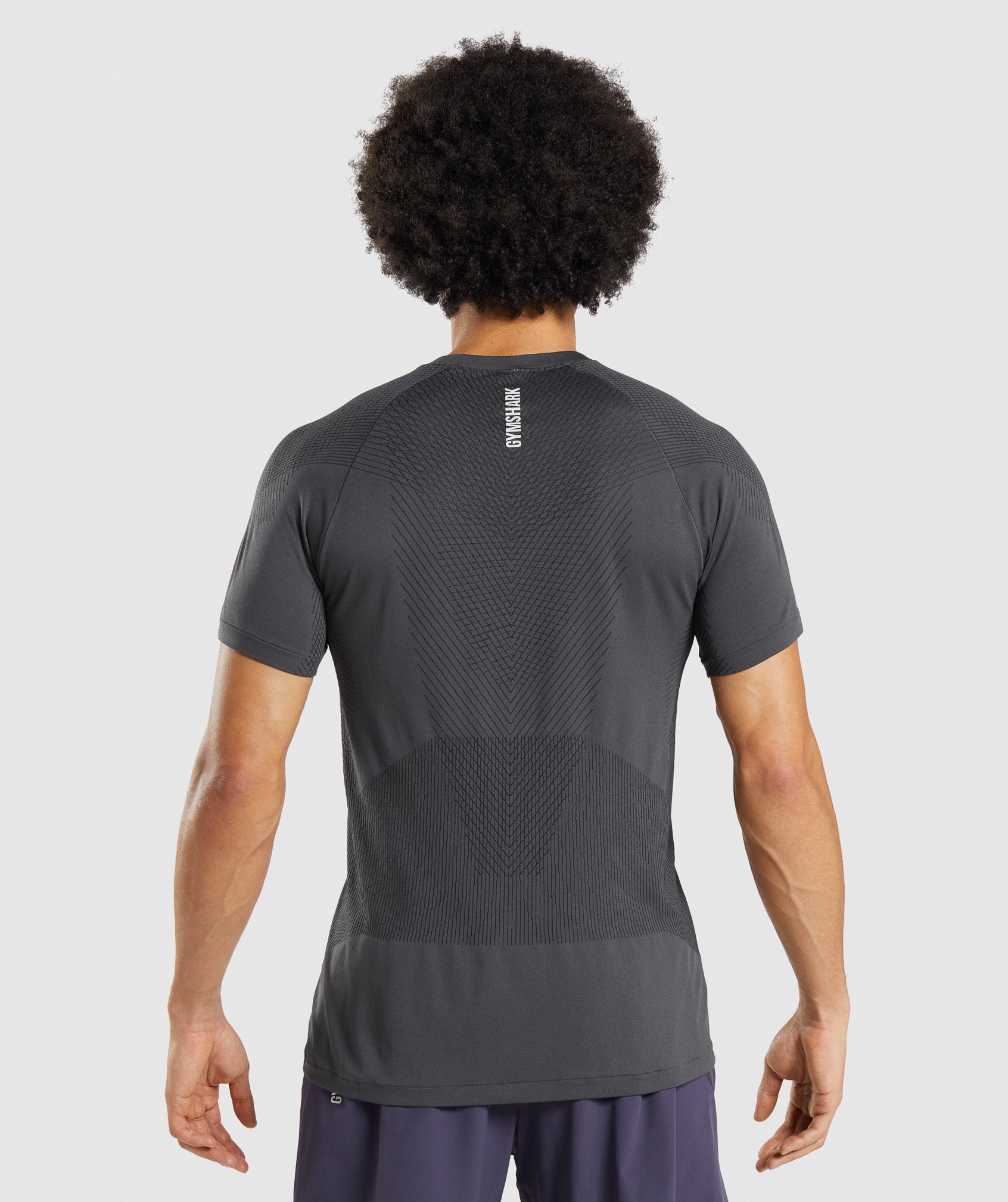 Apex Seamless T-Shirt in Onyx Grey/Black - view 2