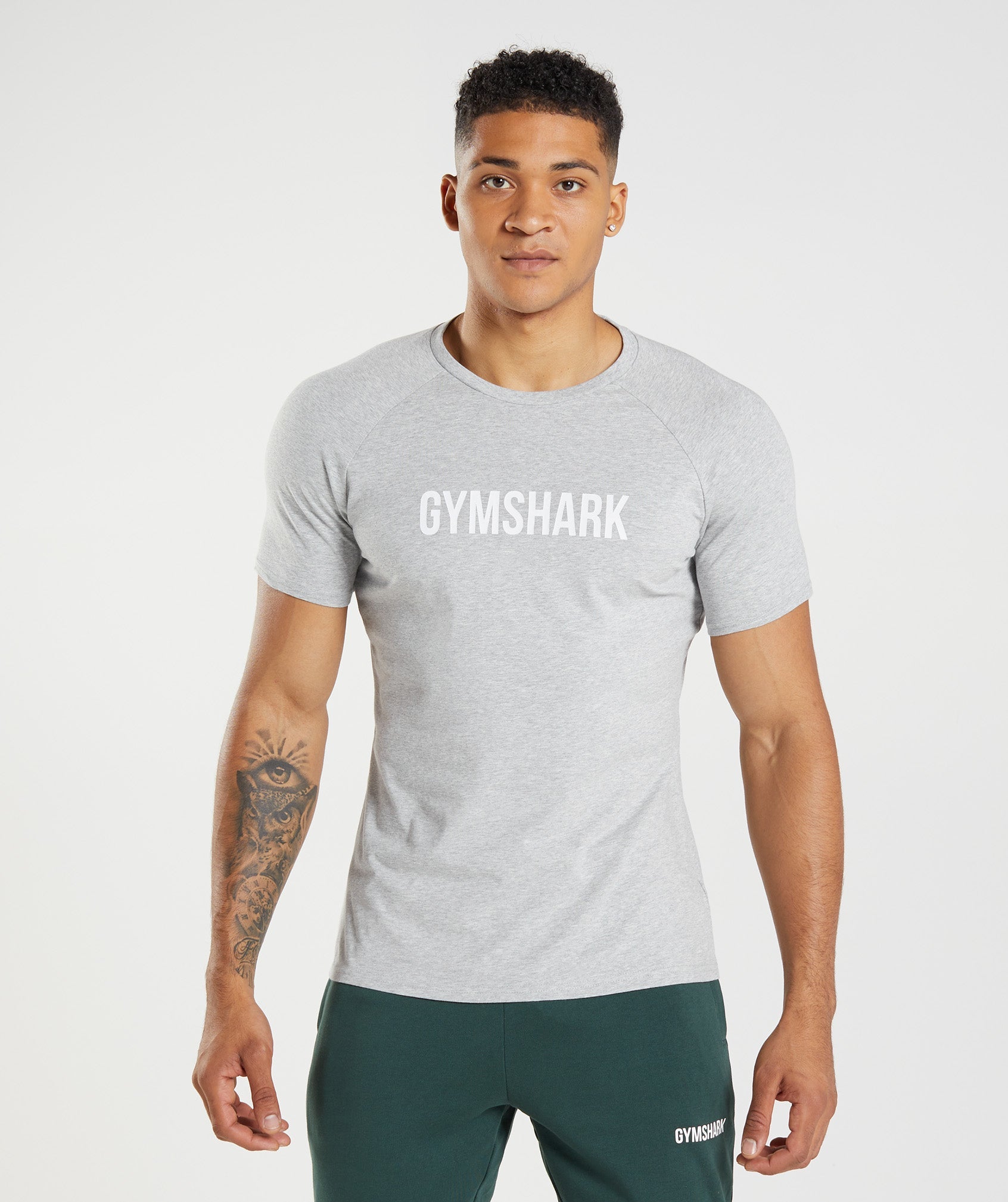 Apollo T-Shirt in Light Grey Marl - view 1