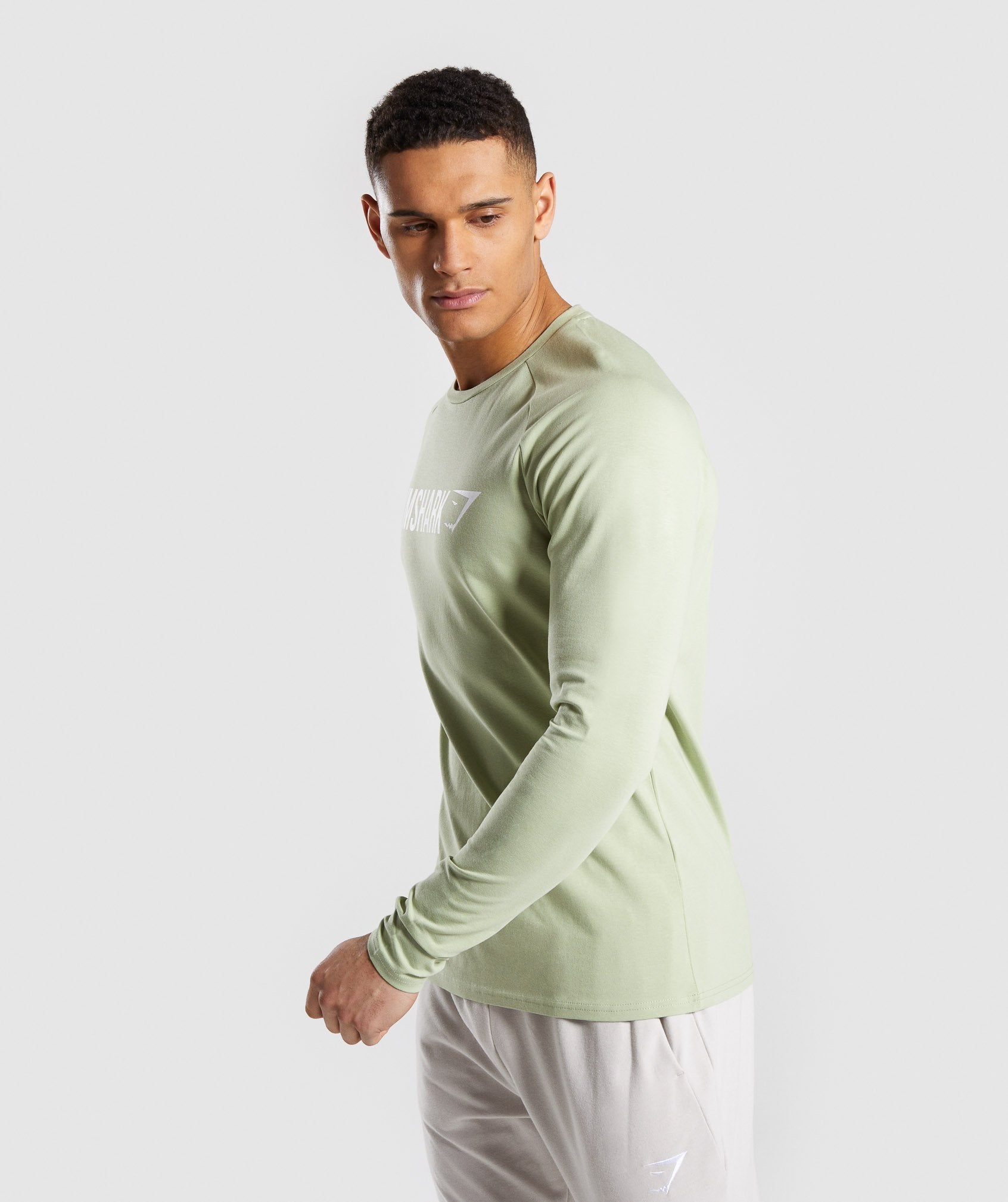 Apollo Long Sleeve T-Shirt in Green - view 3