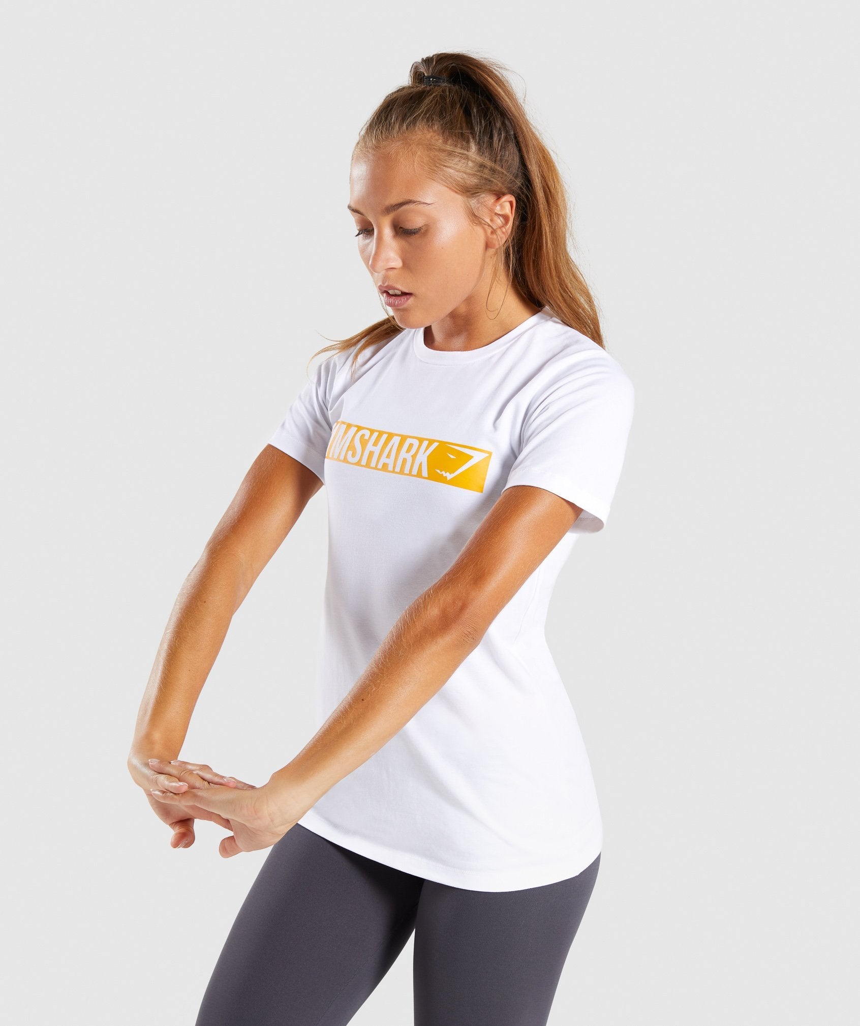 Apollo T-Shirt 2.0 in White/Citrus Yellow - view 3