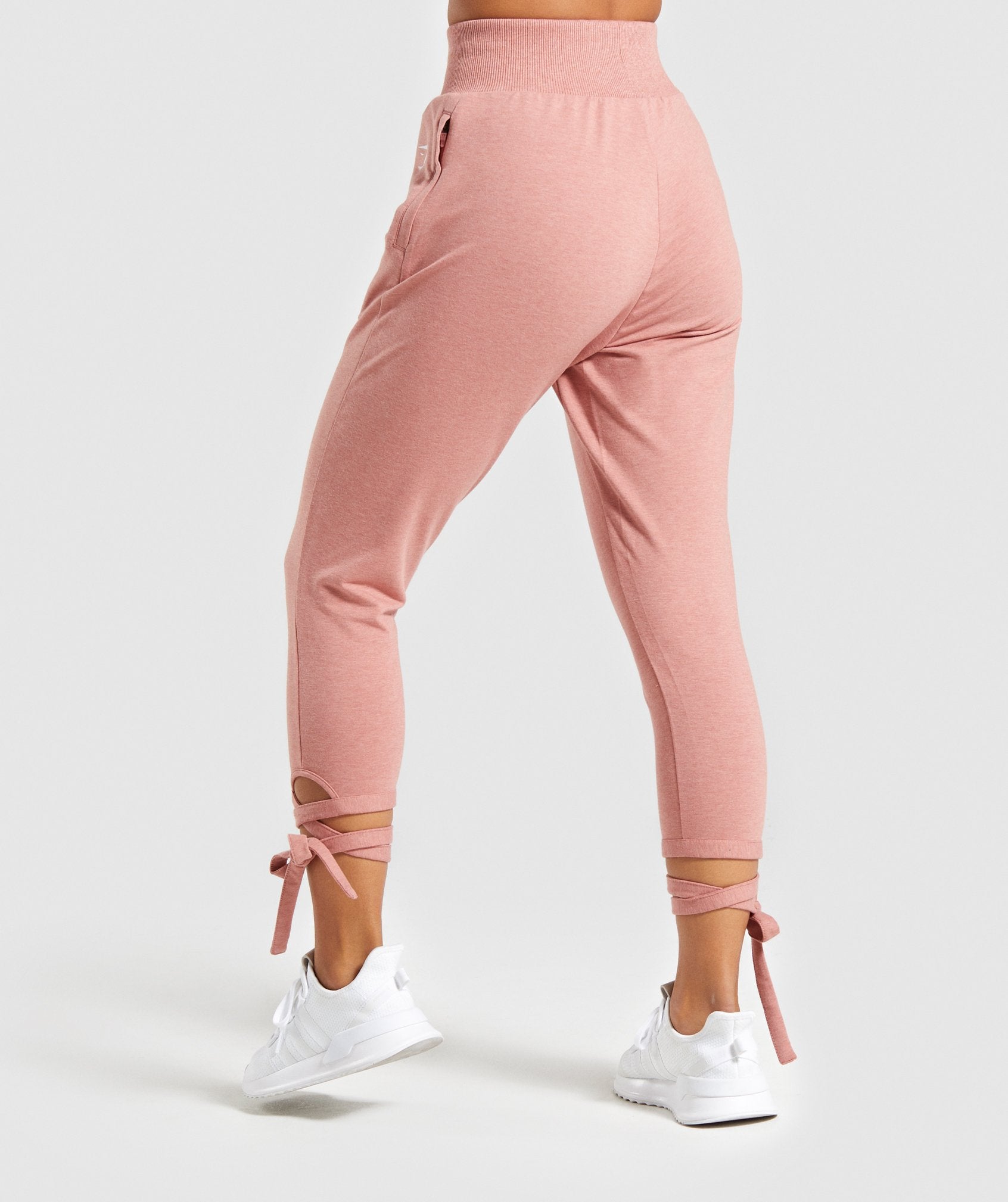 Ark High Waisted Joggers in Pink - view 2