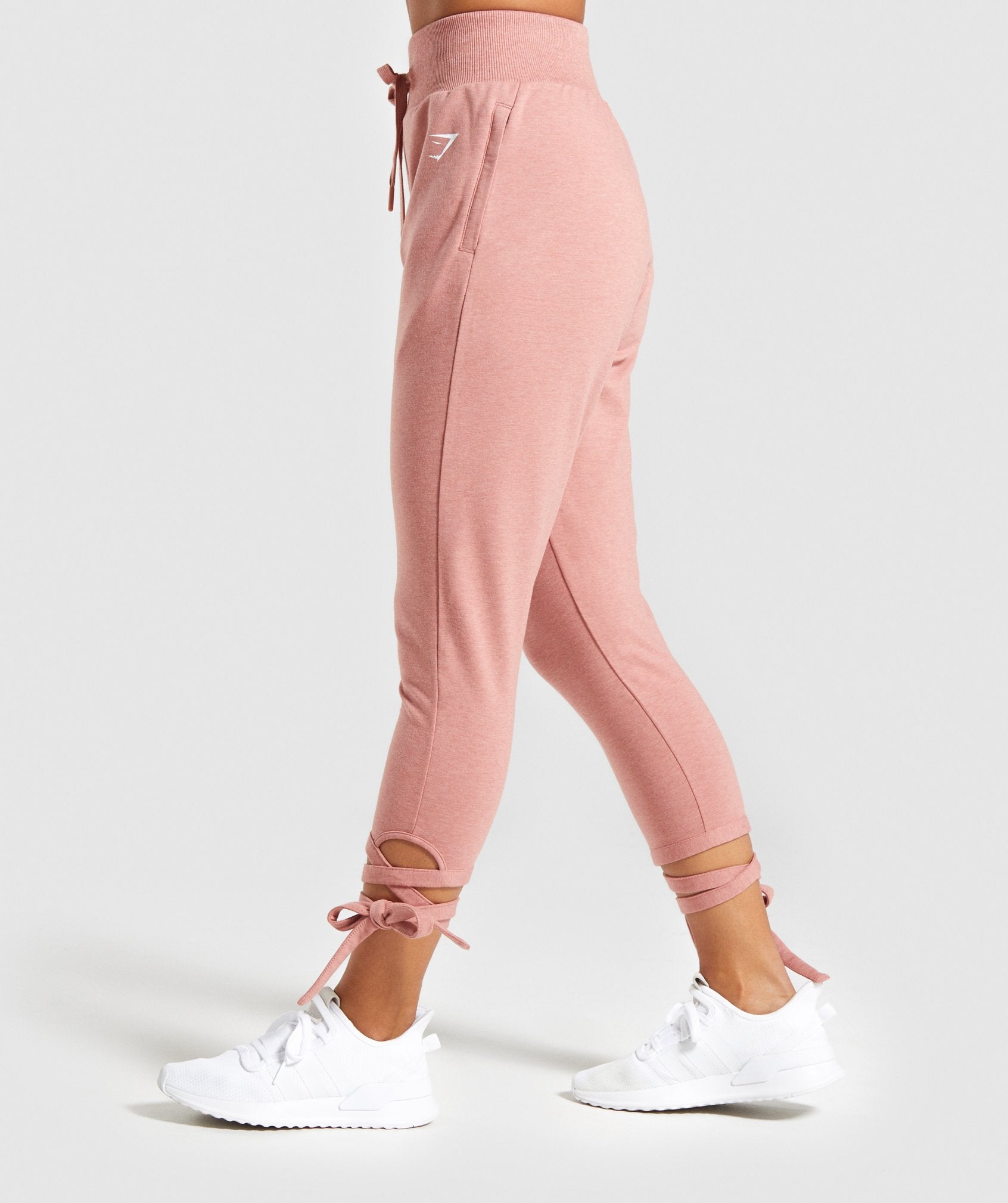 Ark High Waisted Joggers in Pink - view 3