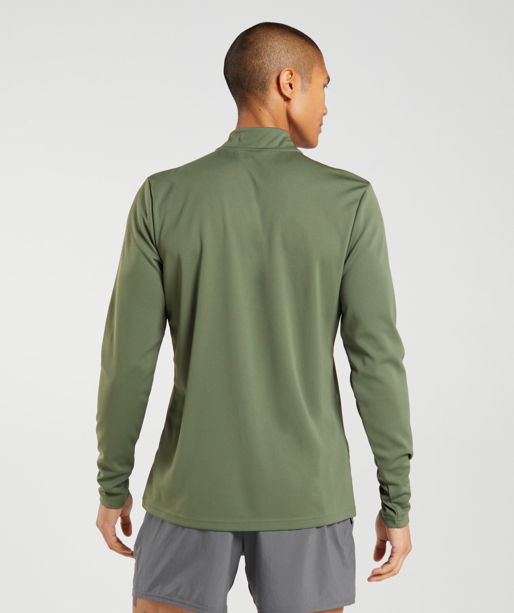 Arrival 1/4 Zip Pullover in Core Olive - view 3