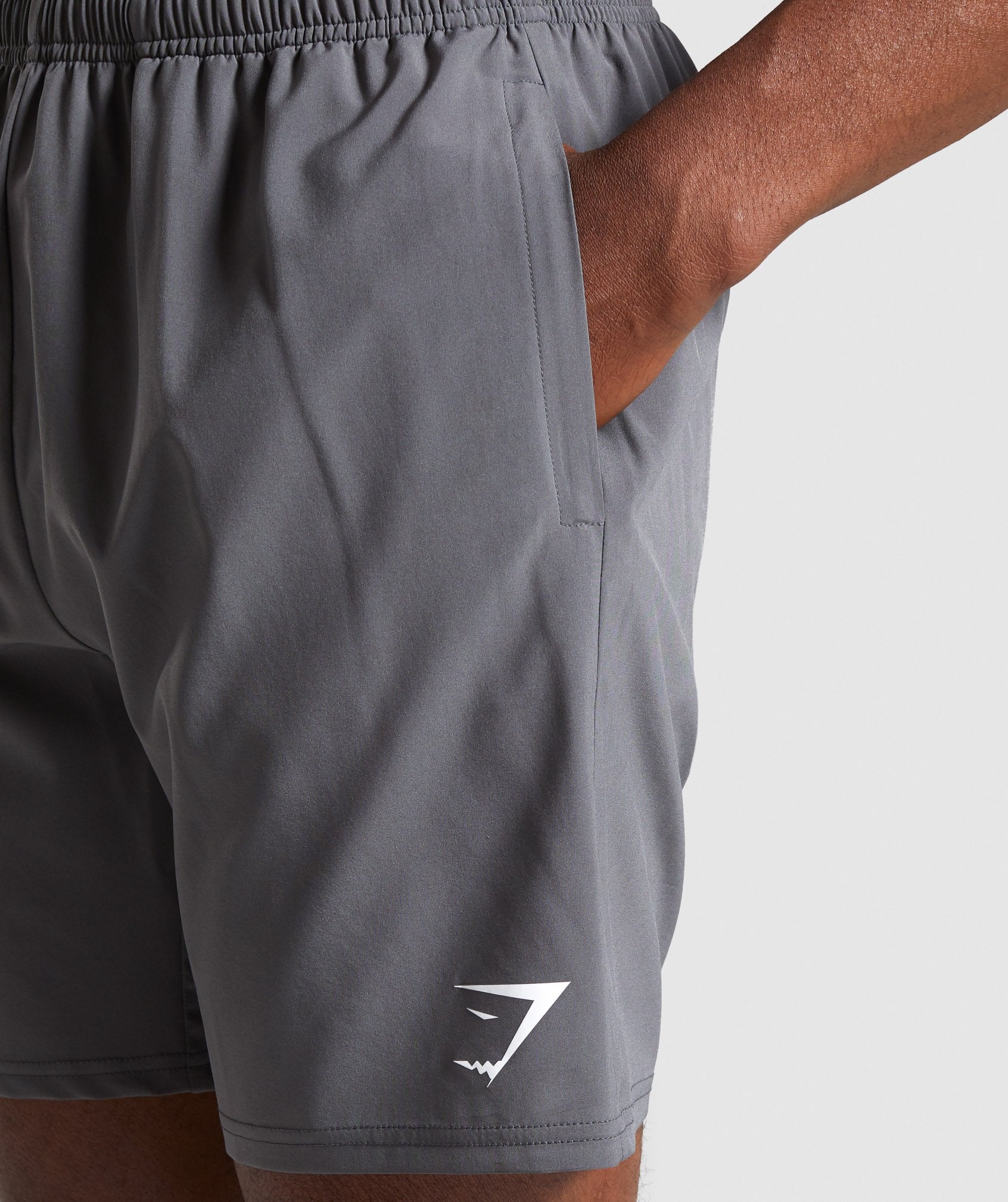 Arrival Zip Pocket Shorts in Charcoal - view 5
