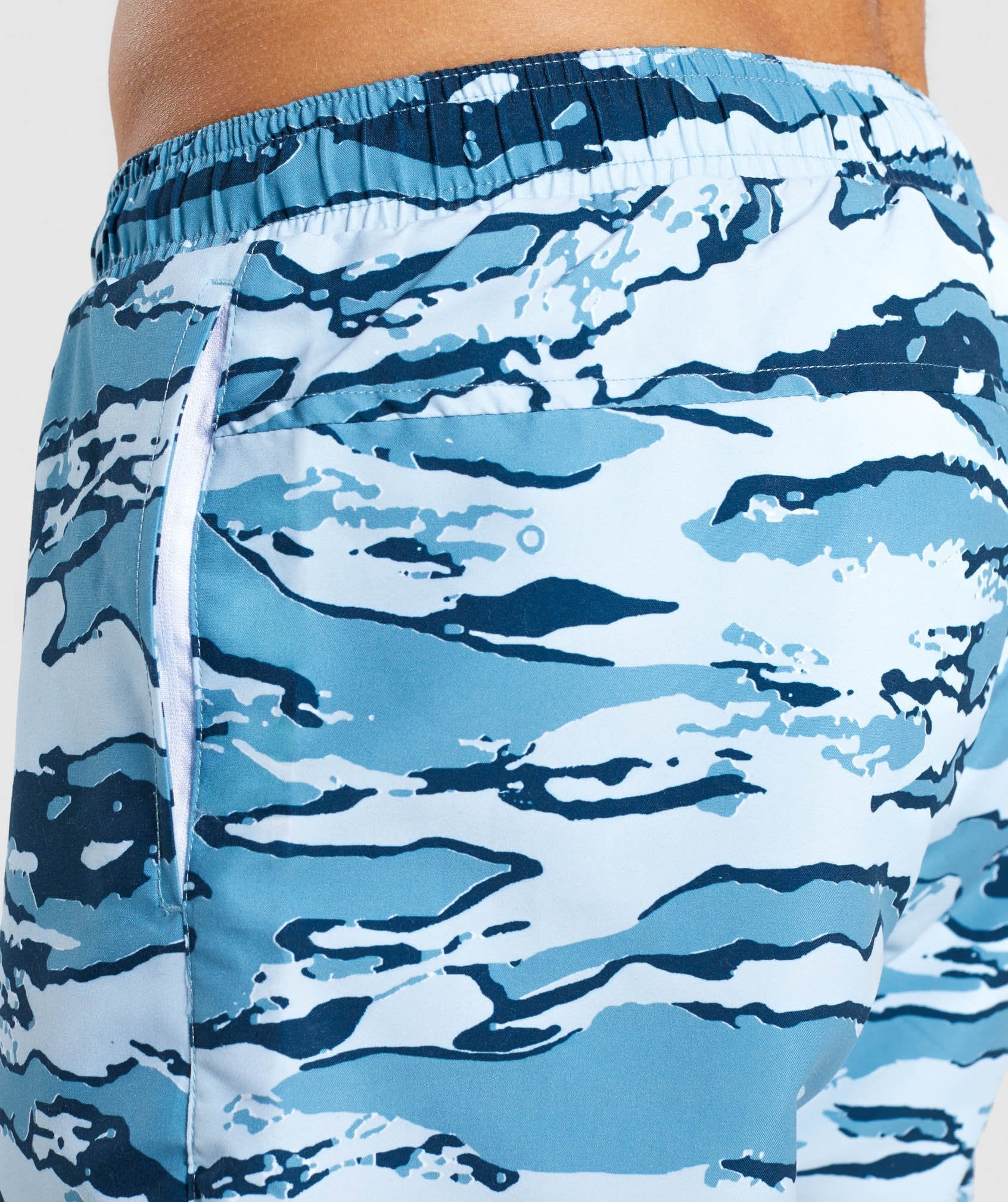 Atlantic Swim Shorts in Blue Camo - view 6