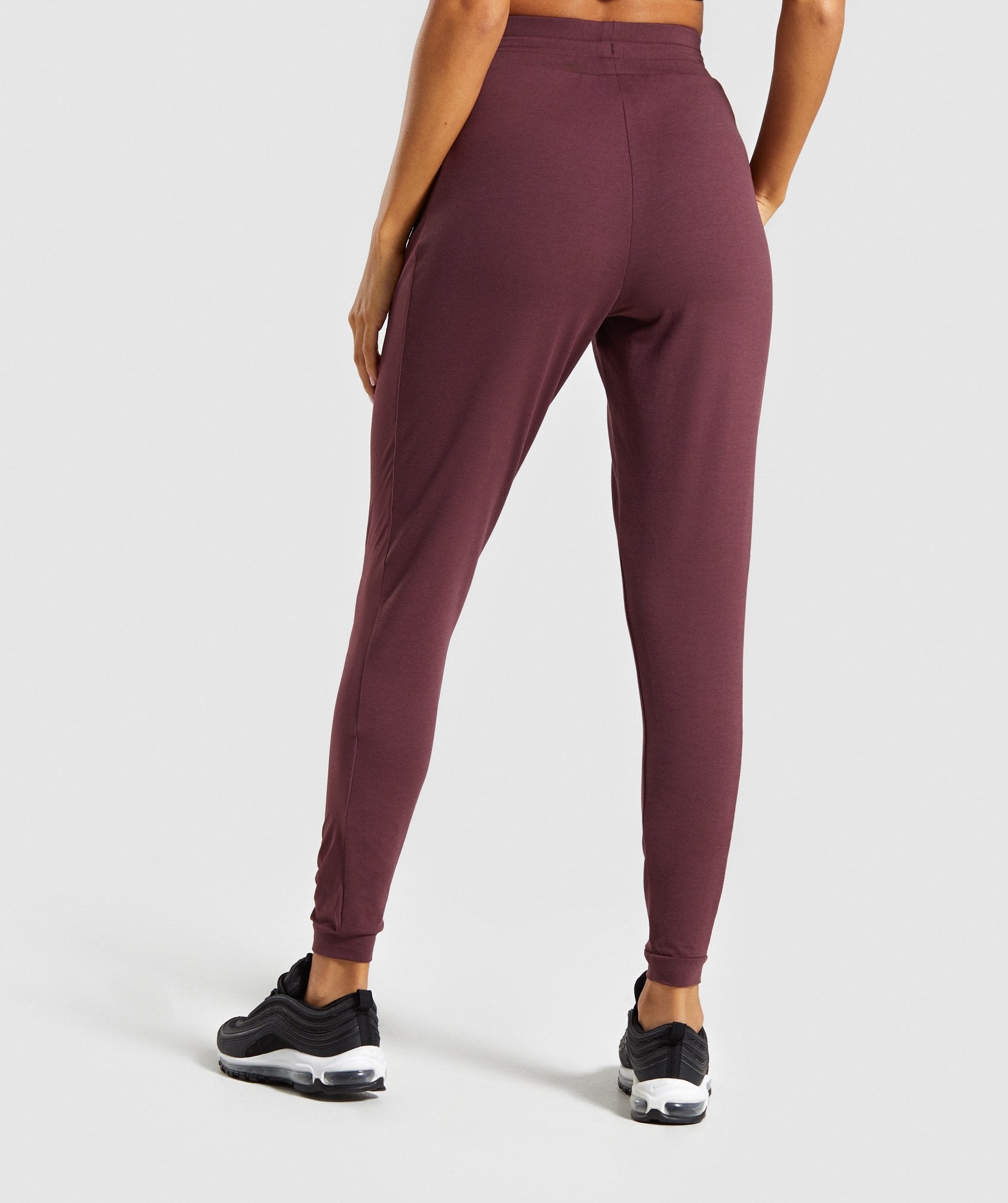 Aura Joggers in Berry Red - view 2