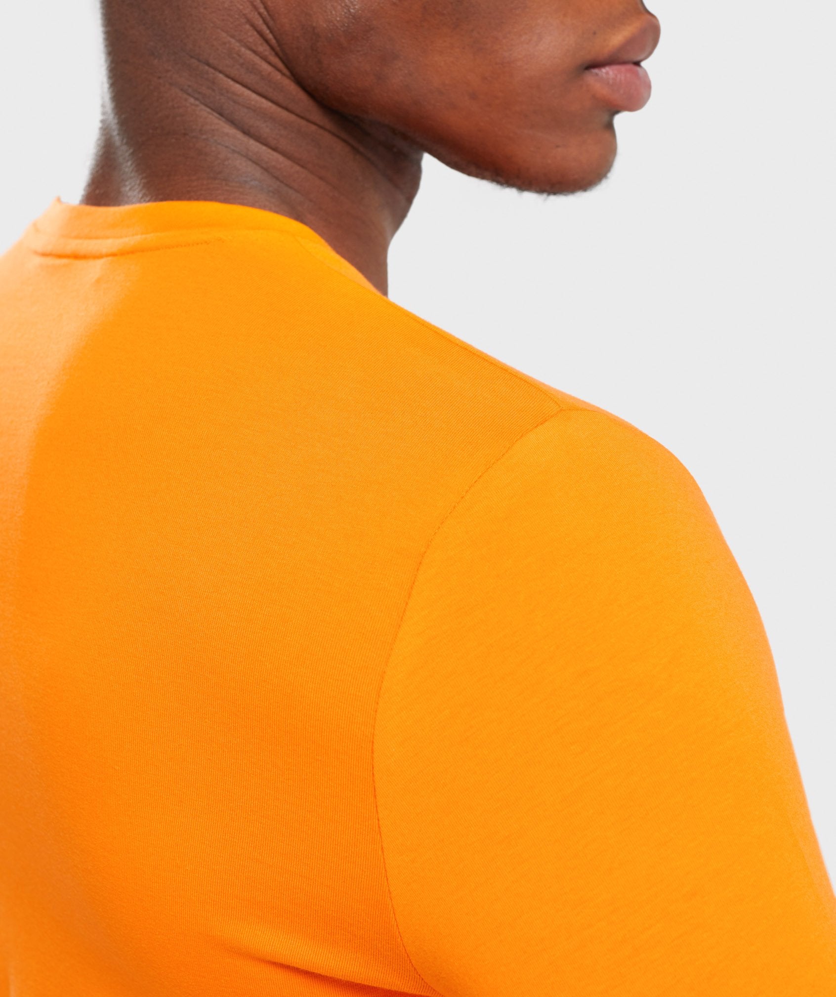 Base Long Sleeve T-Shirt in Orange - view 6