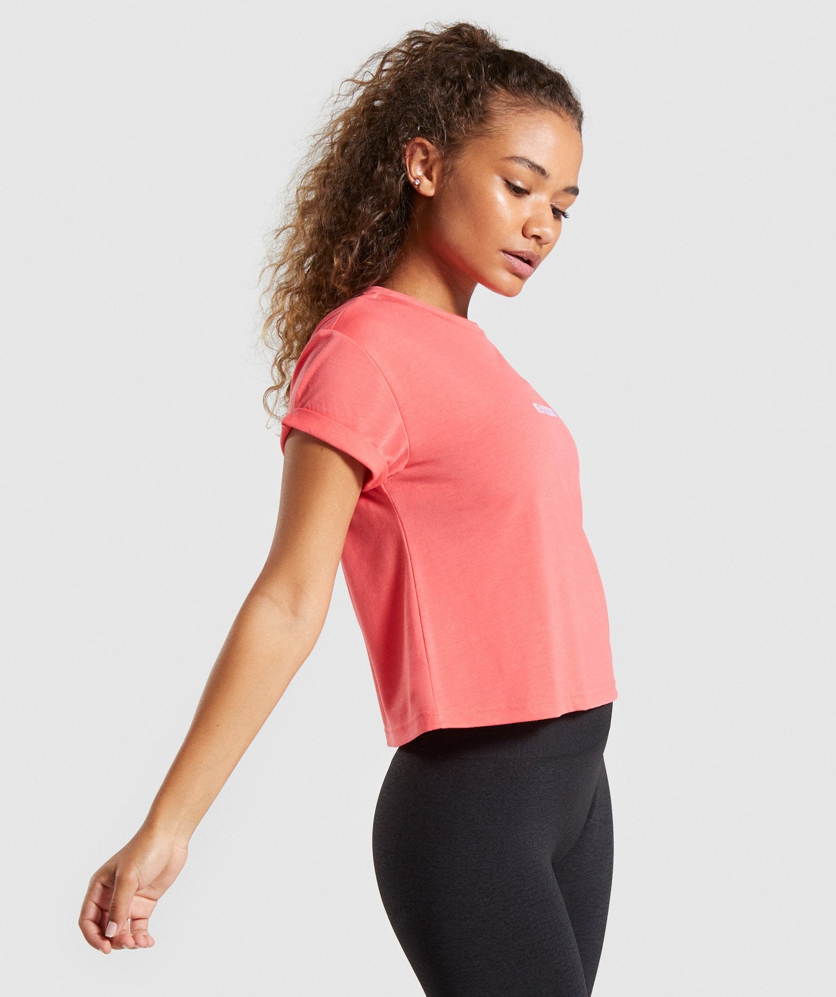 Essential Be a Visionary Tee in Coral - view 3