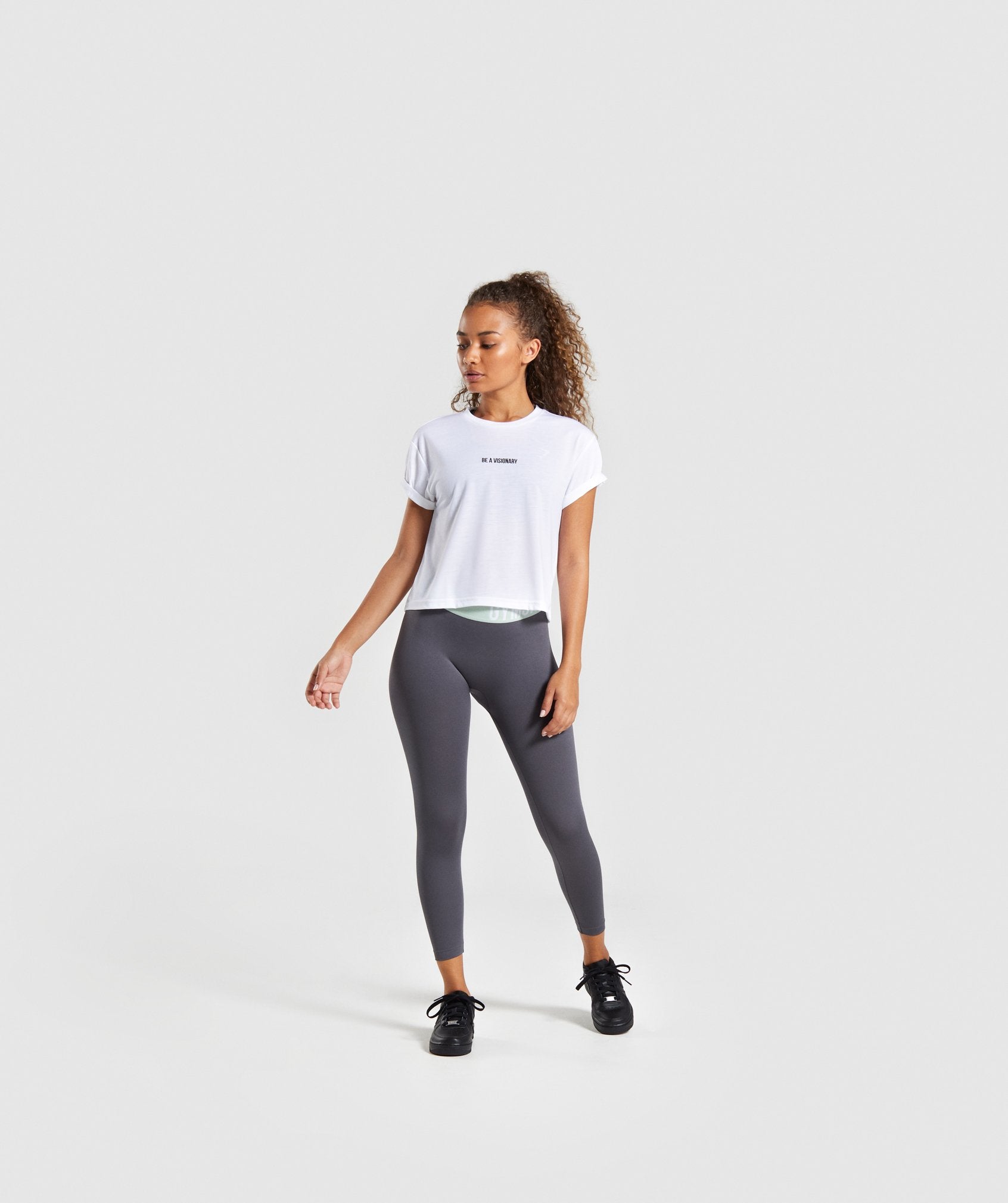 Essential Be a Visionary Tee in White - view 4