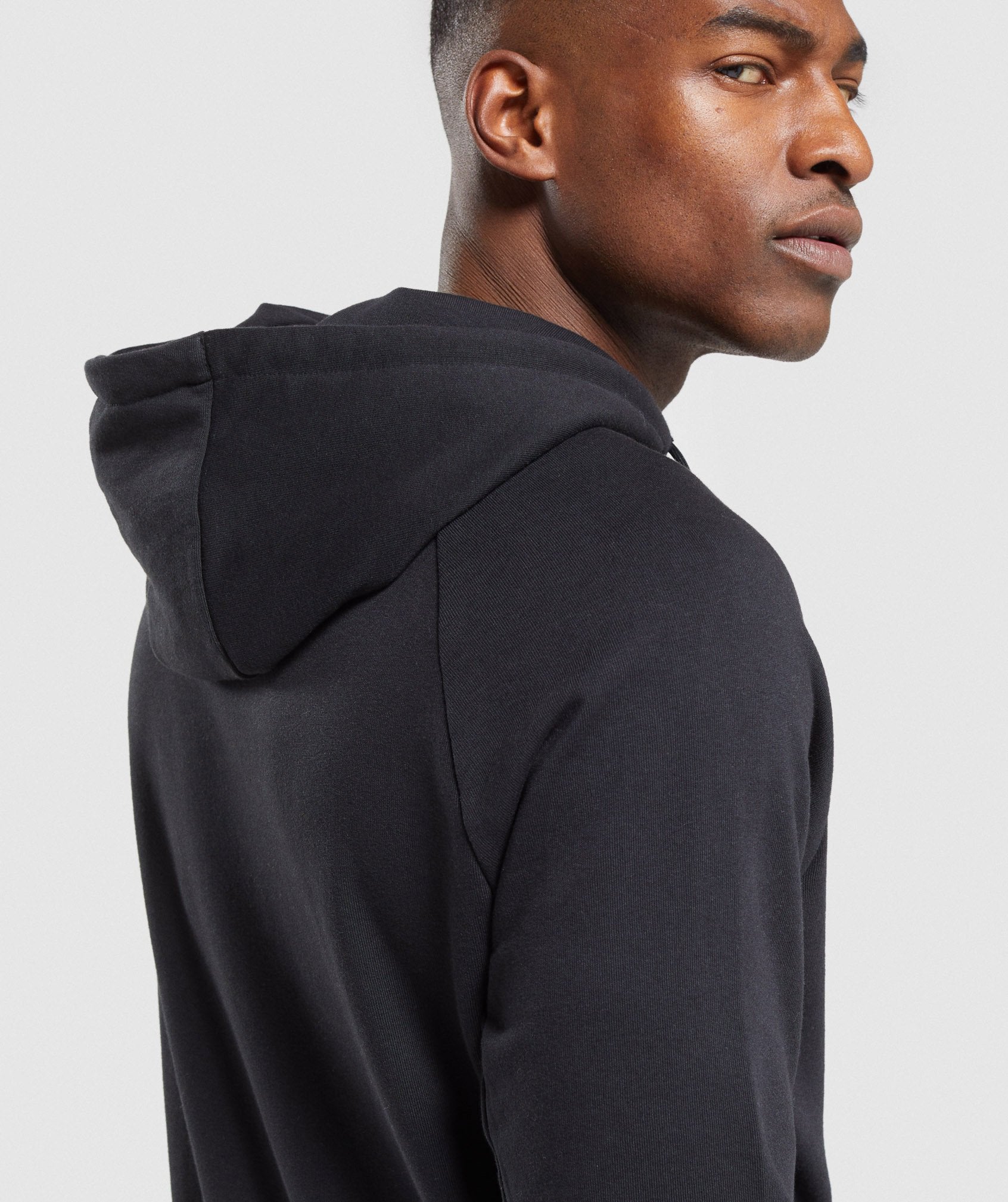 Block Hoodie in Black/White