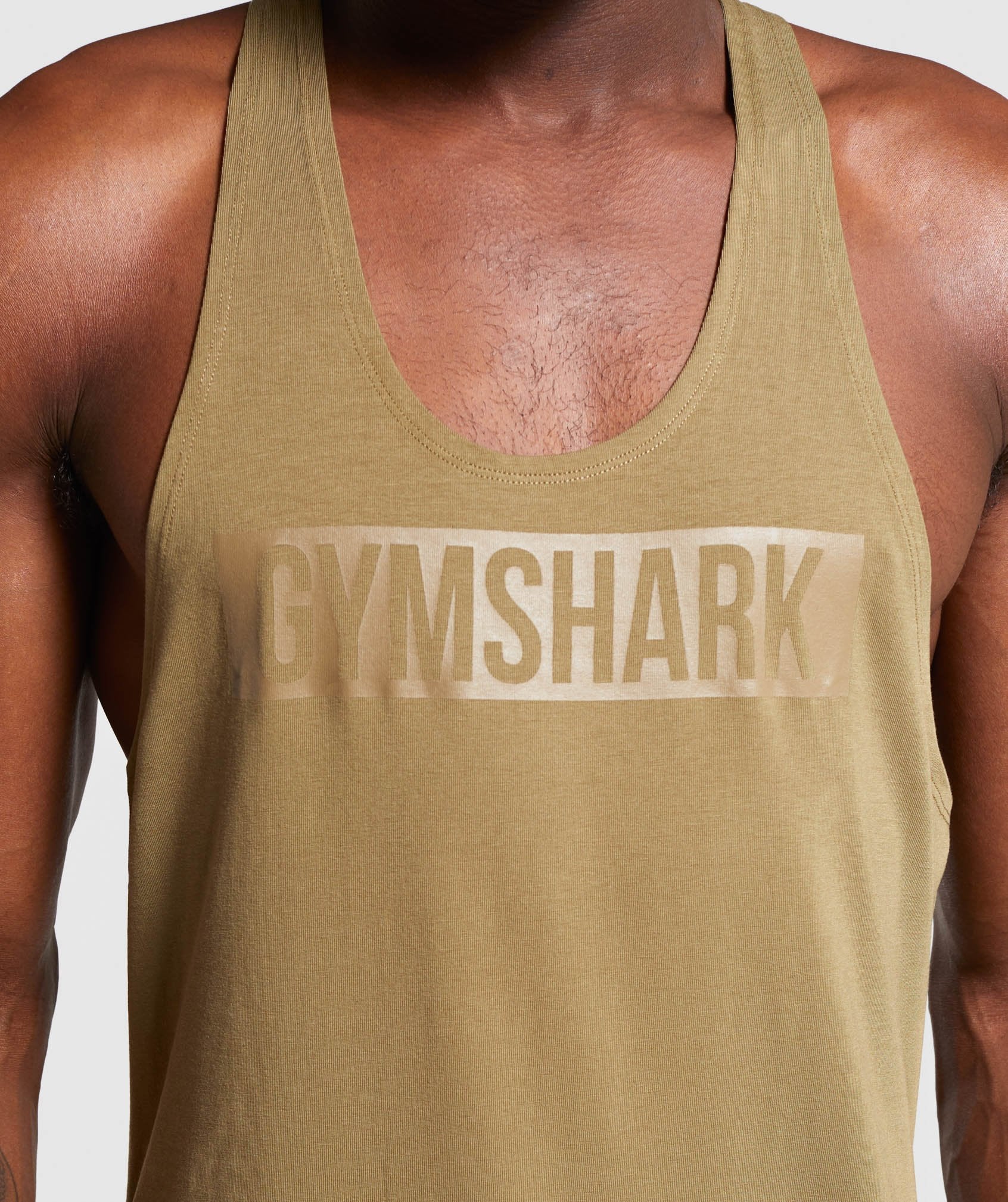 Block Stringer in Khaki