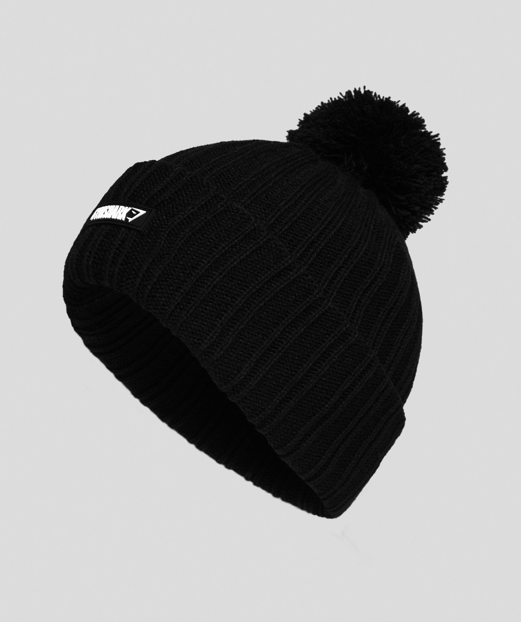 Bobble Hat in Black - view 1