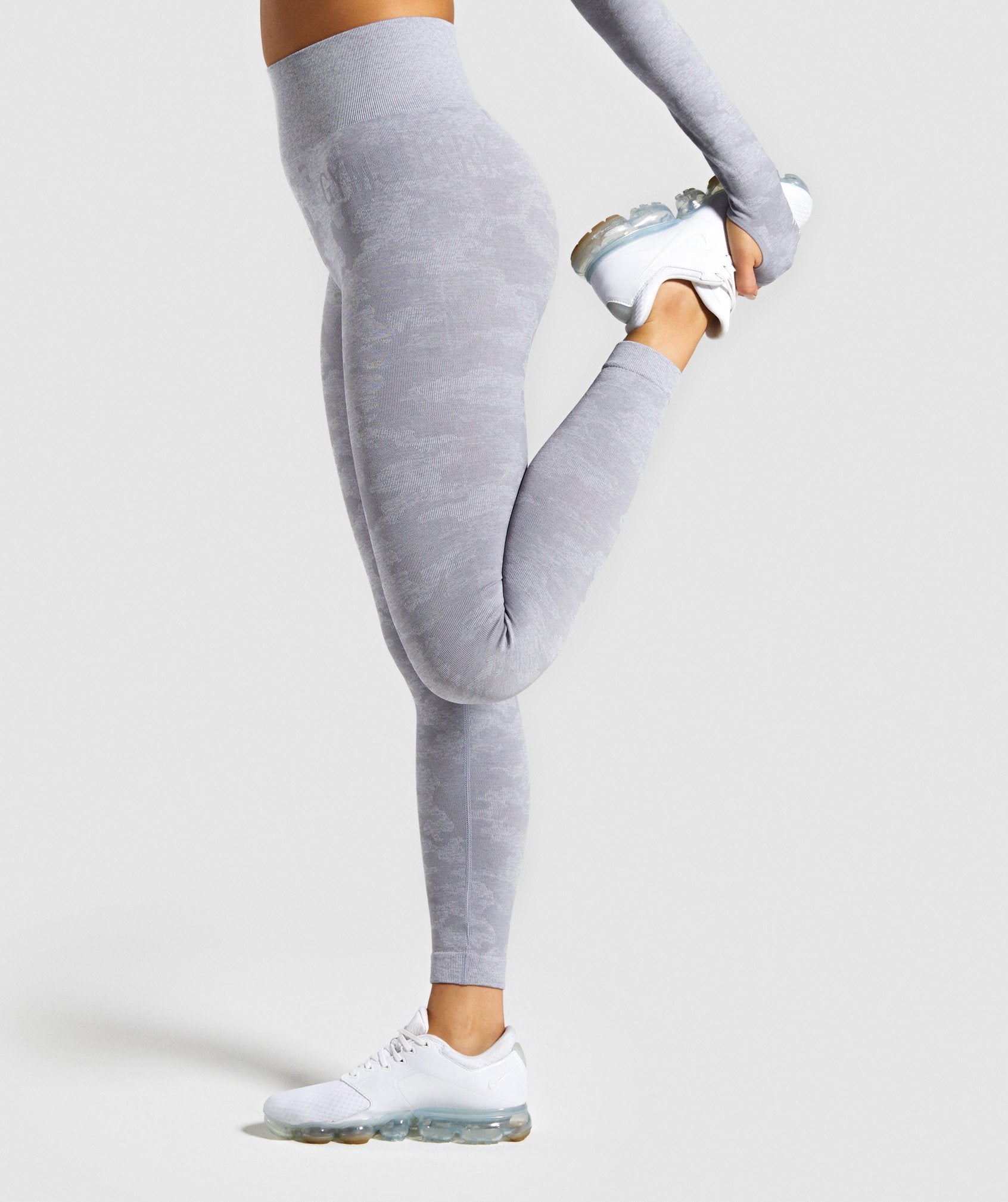 Gymshark Camo Seamless Leggings - Lilac